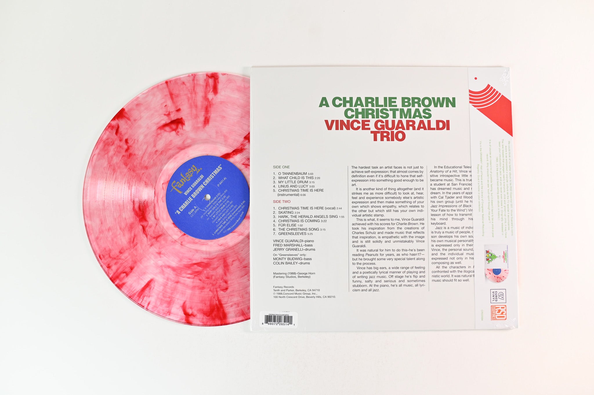 Vince Guaraldi Trio - A Charlie Brown Christmas on Fantasy RSD 2021 Peppermint Vinyl Reissue