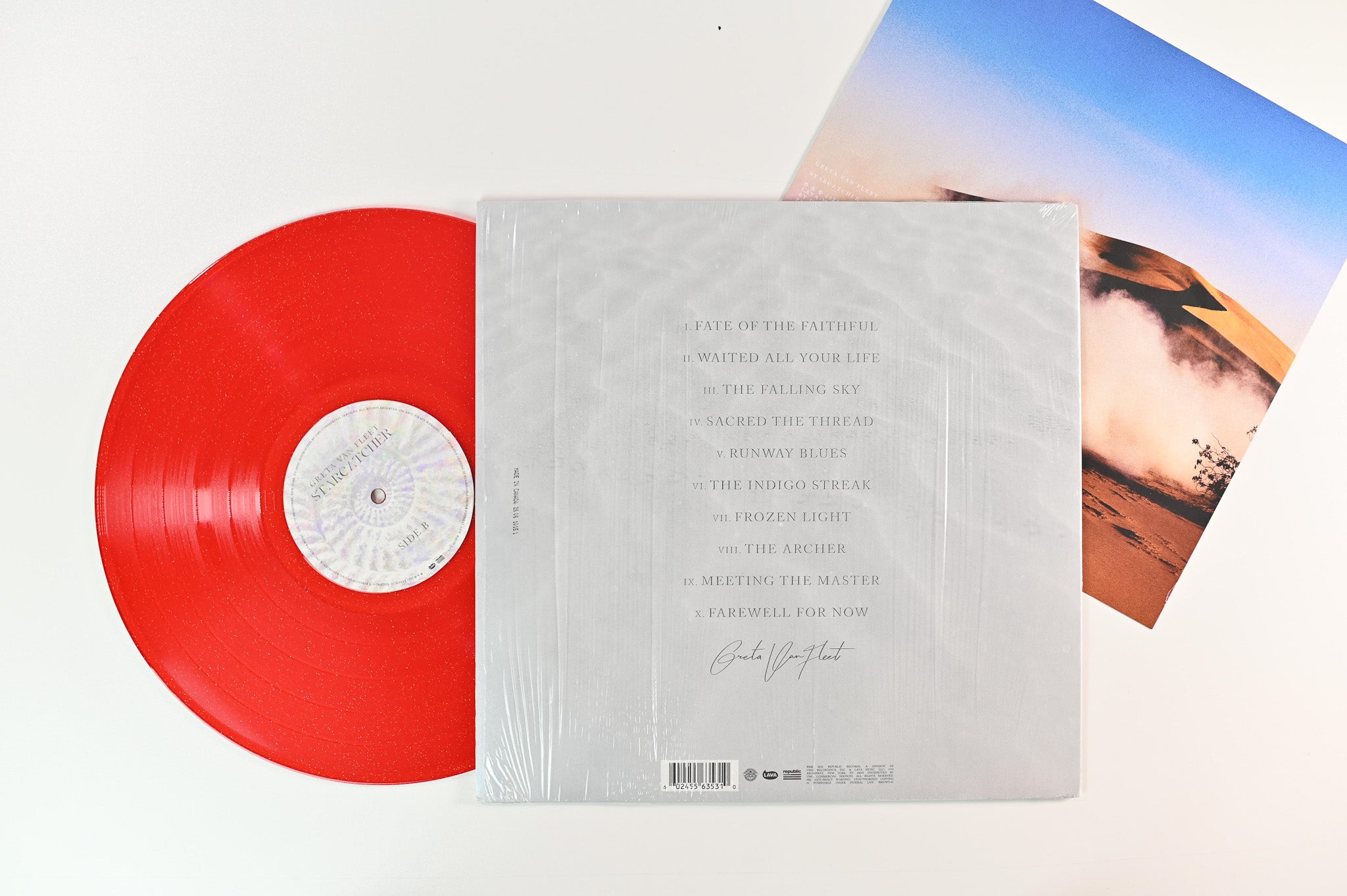 Greta Van Fleet - Starcatcher on Republic Records / Lava - Red Glitter Vinyl