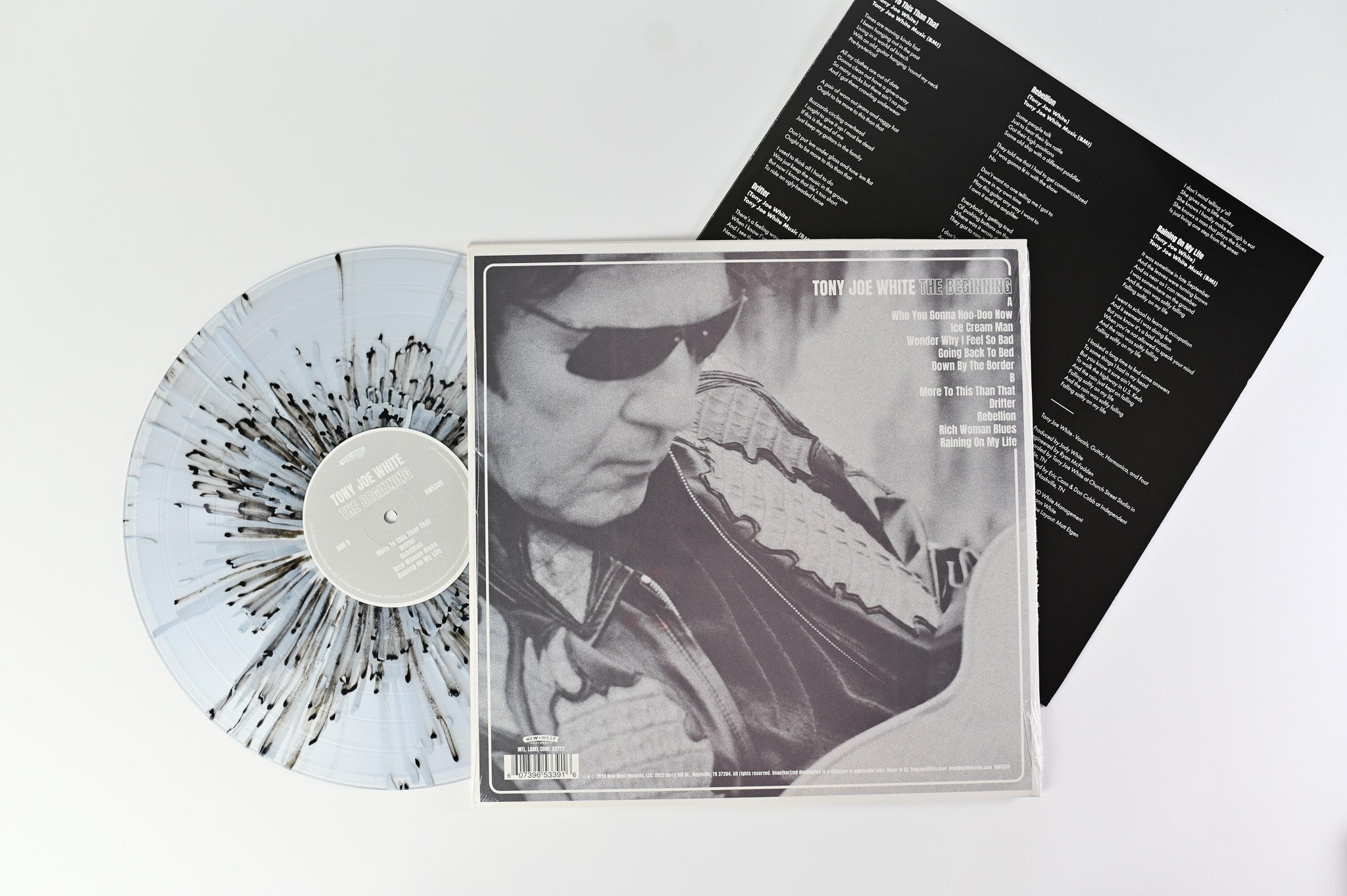 Tony Joe White - The Beginning on New West Ltd RSD Black & White Splatter Reissue