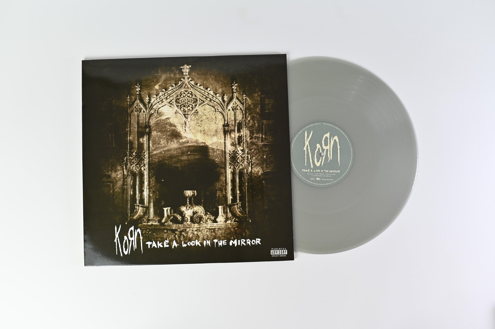 Korn - Take A Look In The Mirror Music On Vinyl Ltd Silver Translucent Reissue
