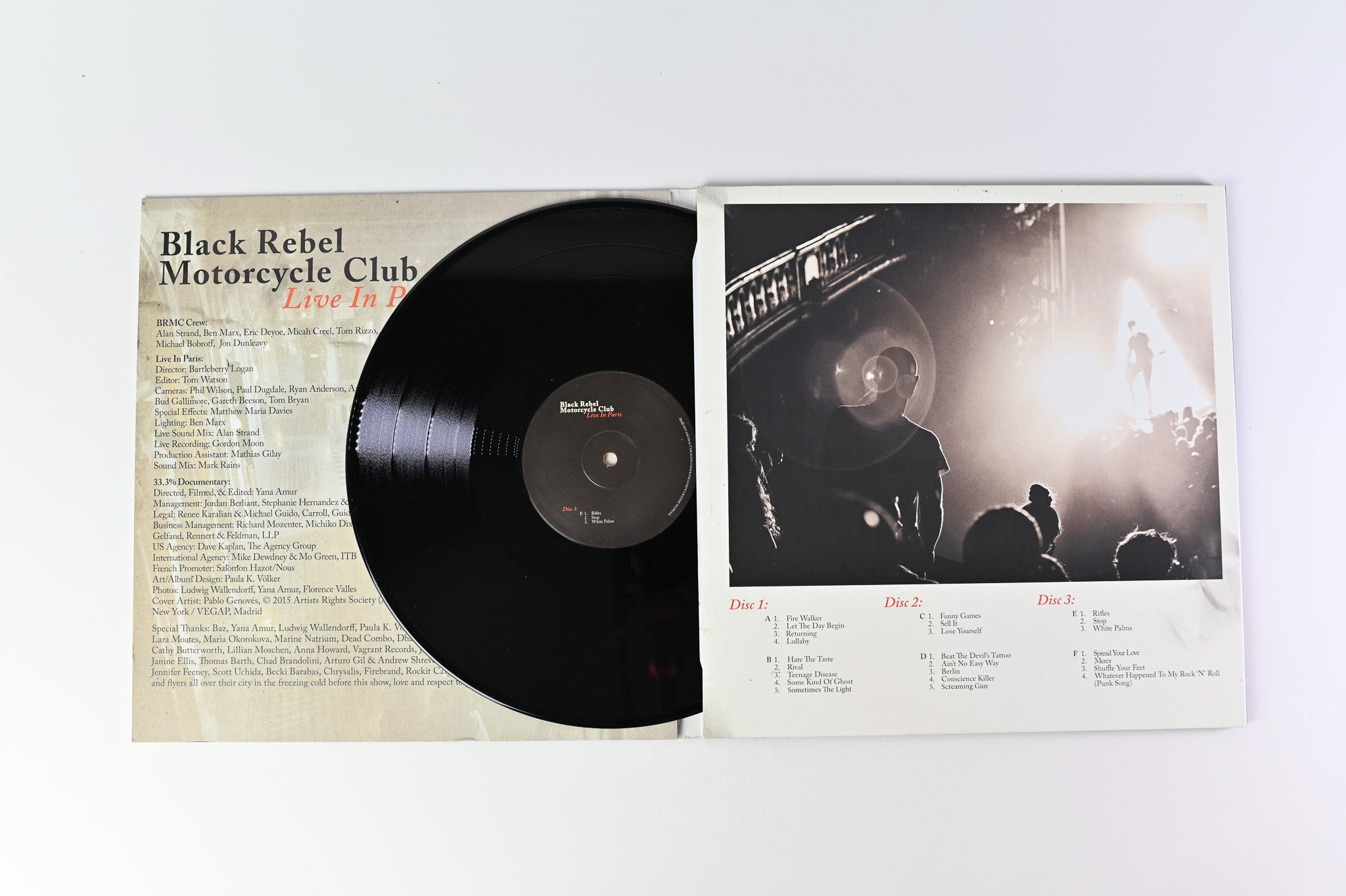 Black Rebel Motorcycle Club - Live In Paris on Abstract Dragon