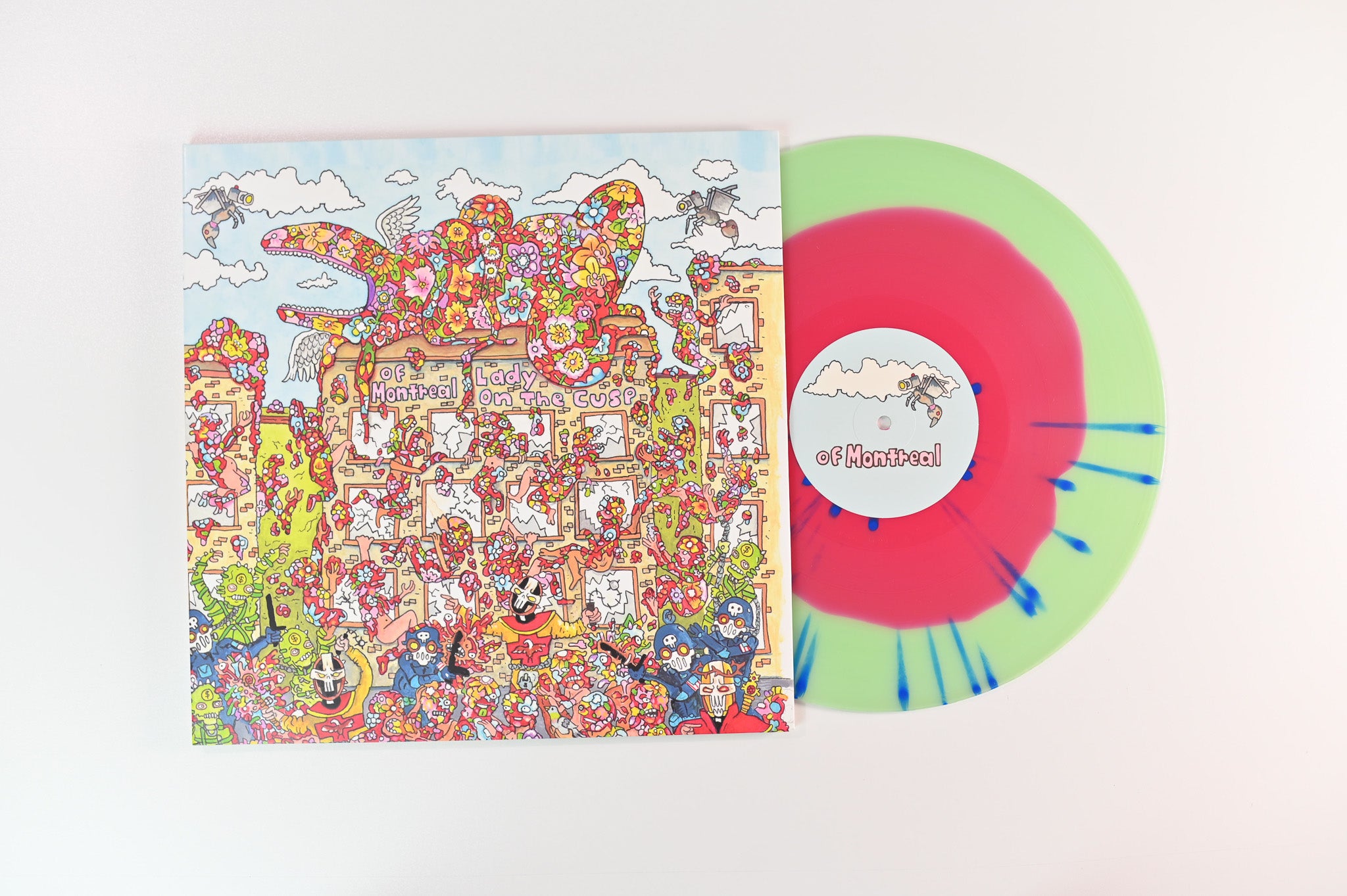 Of Montreal - Lady On The Cusp on Polyvinyl Record Company - Watermelon Colored Vinyl