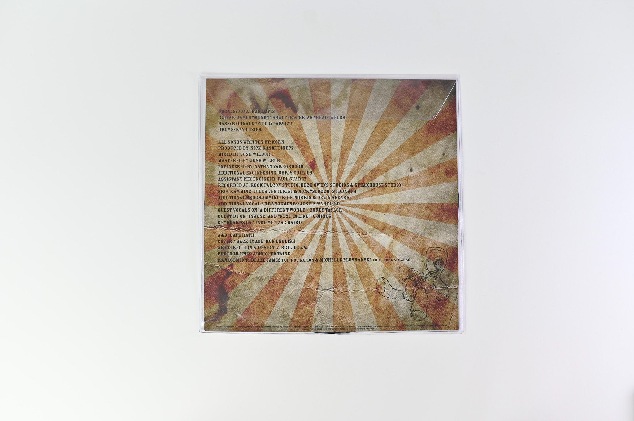 Korn - The Serenity Of Suffering on Roadrunner Ltd Picture Disc