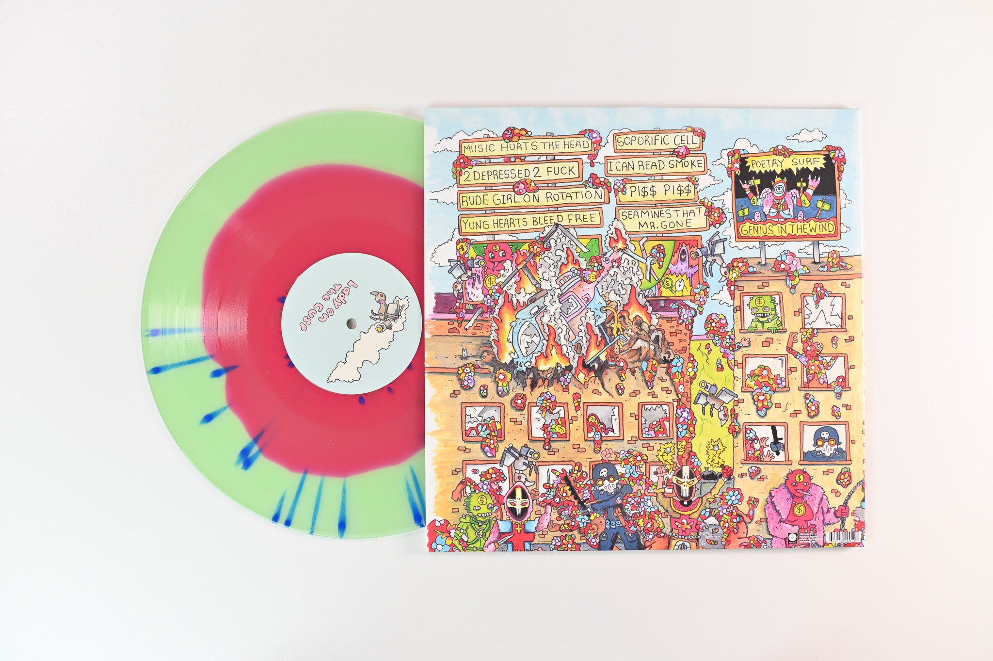 Of Montreal - Lady On The Cusp on Polyvinyl Record Company - Watermelon Colored Vinyl