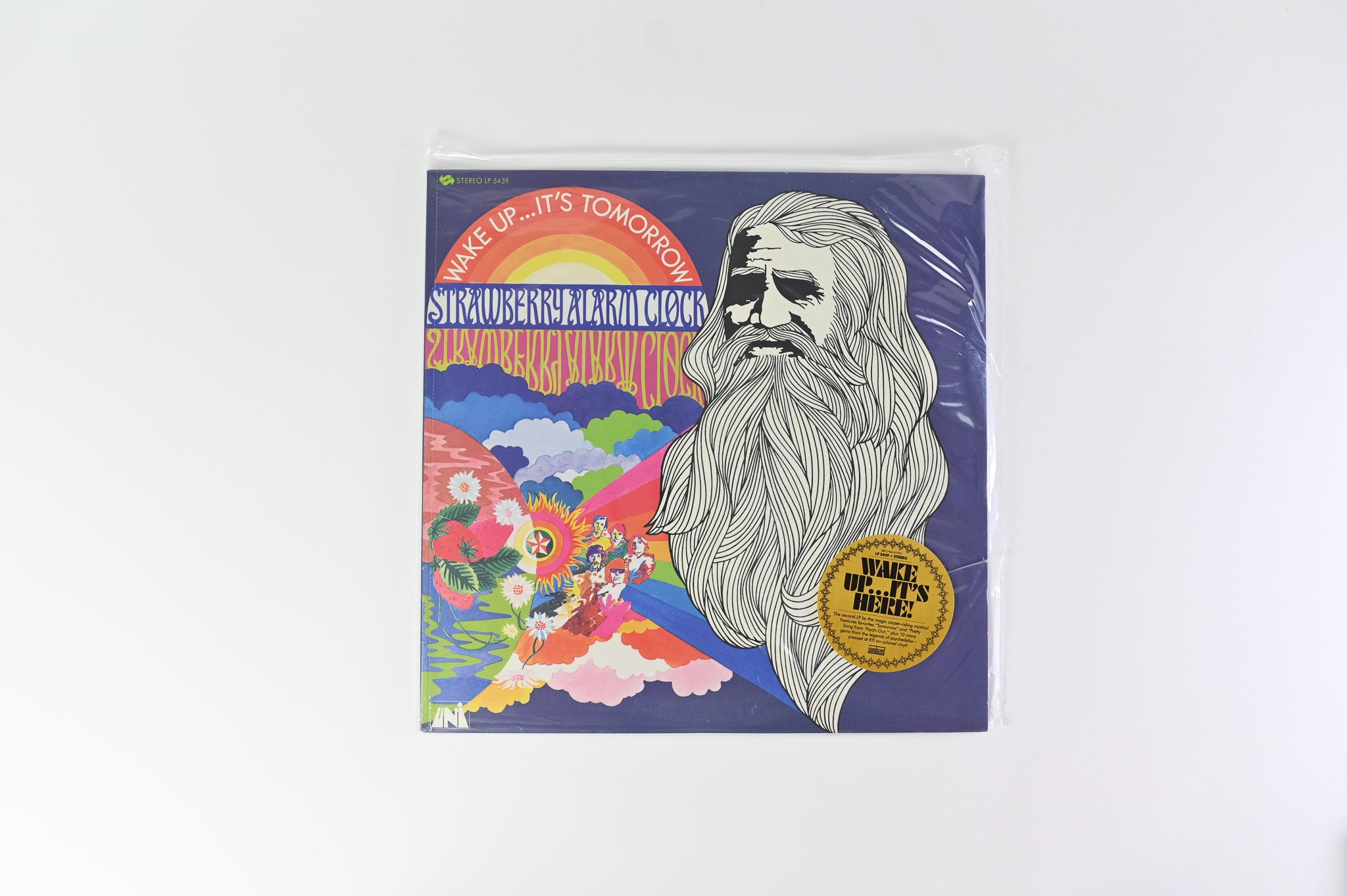 Strawberry Alarm Clock - Wake Up...It's Tomorrow on Sundazed Clear w/Blue Red & Black Swirl Reissue Sealed