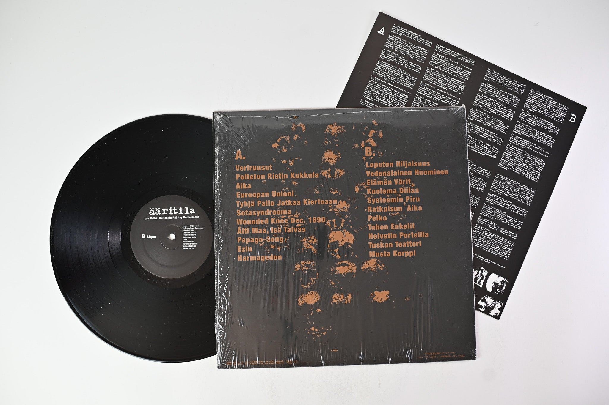Ääritila – …Ja Kaikki Kuitenkin Päättyy Kuolemaan! on 1000 dB / Partners In Crime