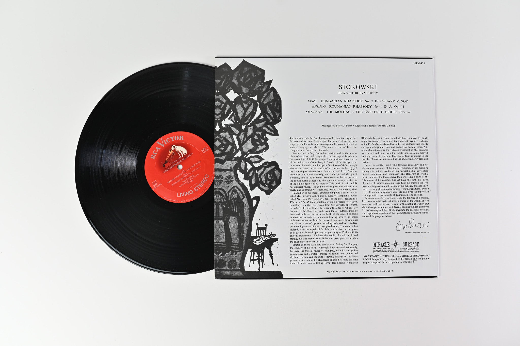 Franz Liszt - Rhapsodies on RCA Classic Records 200 Gram Reissue