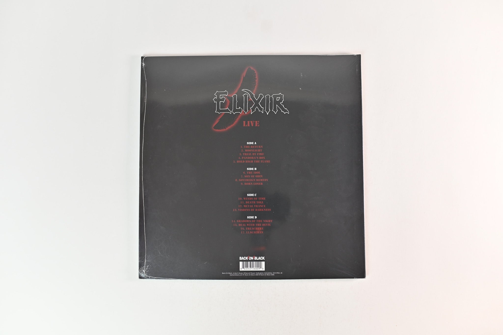 Elixir - Live on Back on Black Reissue Sealed