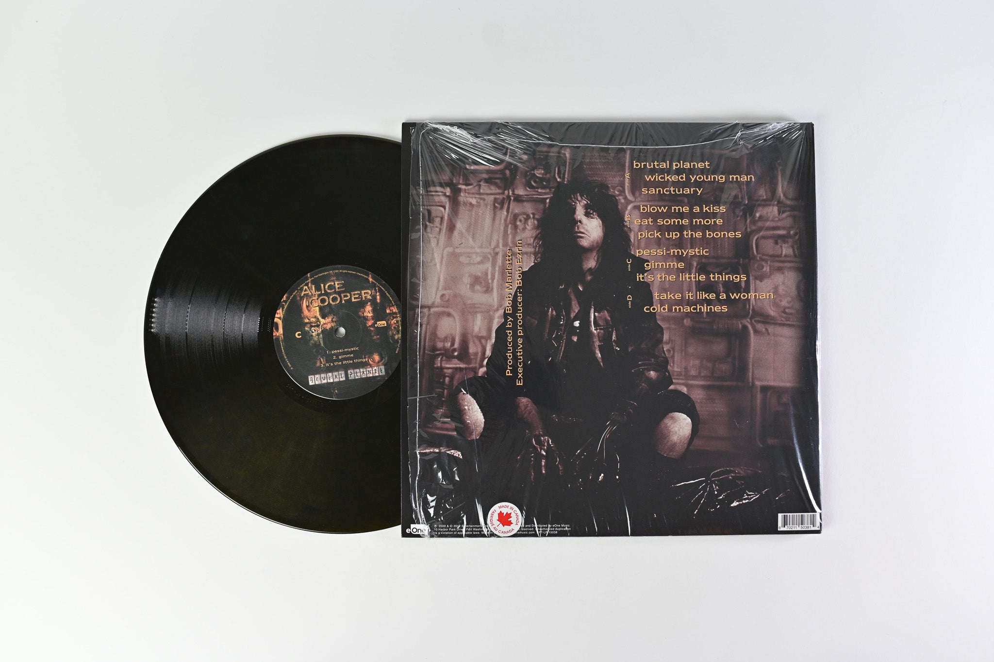 Alice Cooper - Brutal Planet on eOne RSD Ltd Bronze Marbled