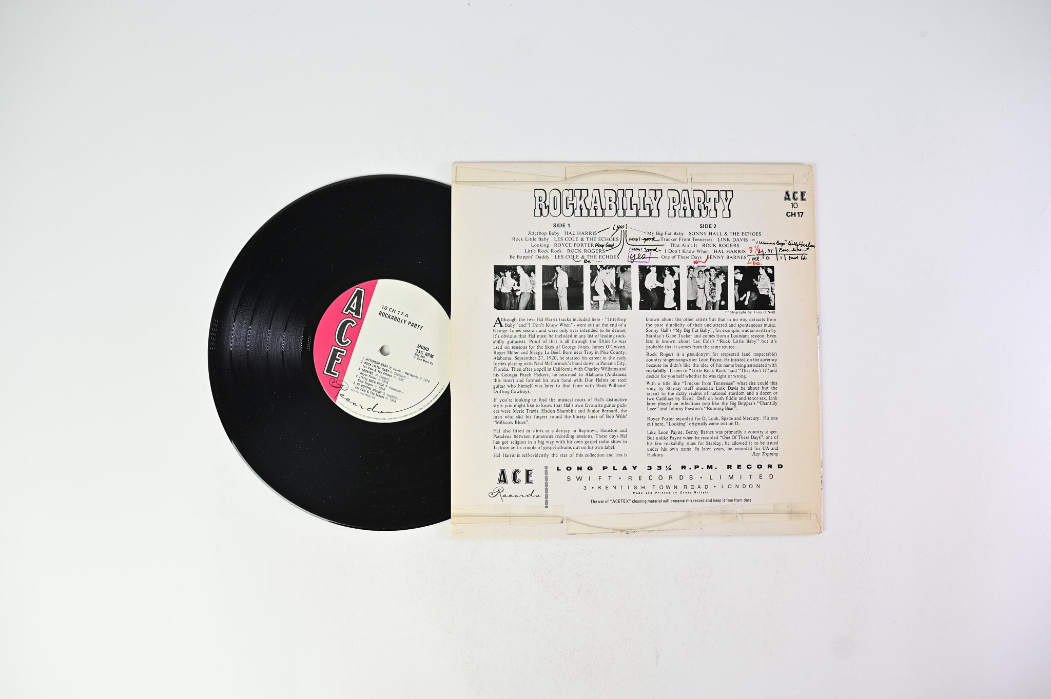 Various - Rockabilly Party on Ace - 10" Vinyl