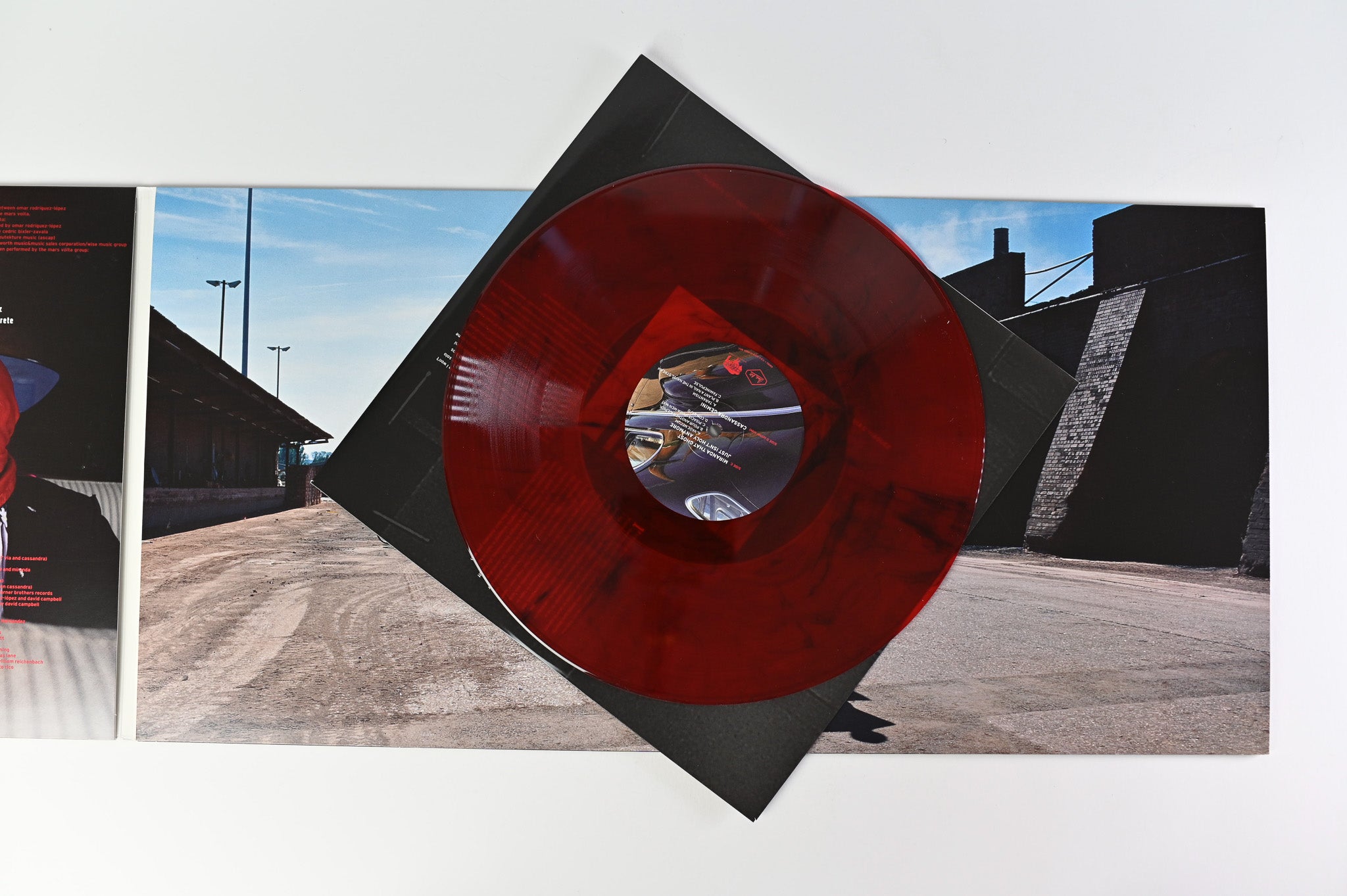 The Mars Volta - Frances The Mute Vinyl Me Please Red and Black Marble