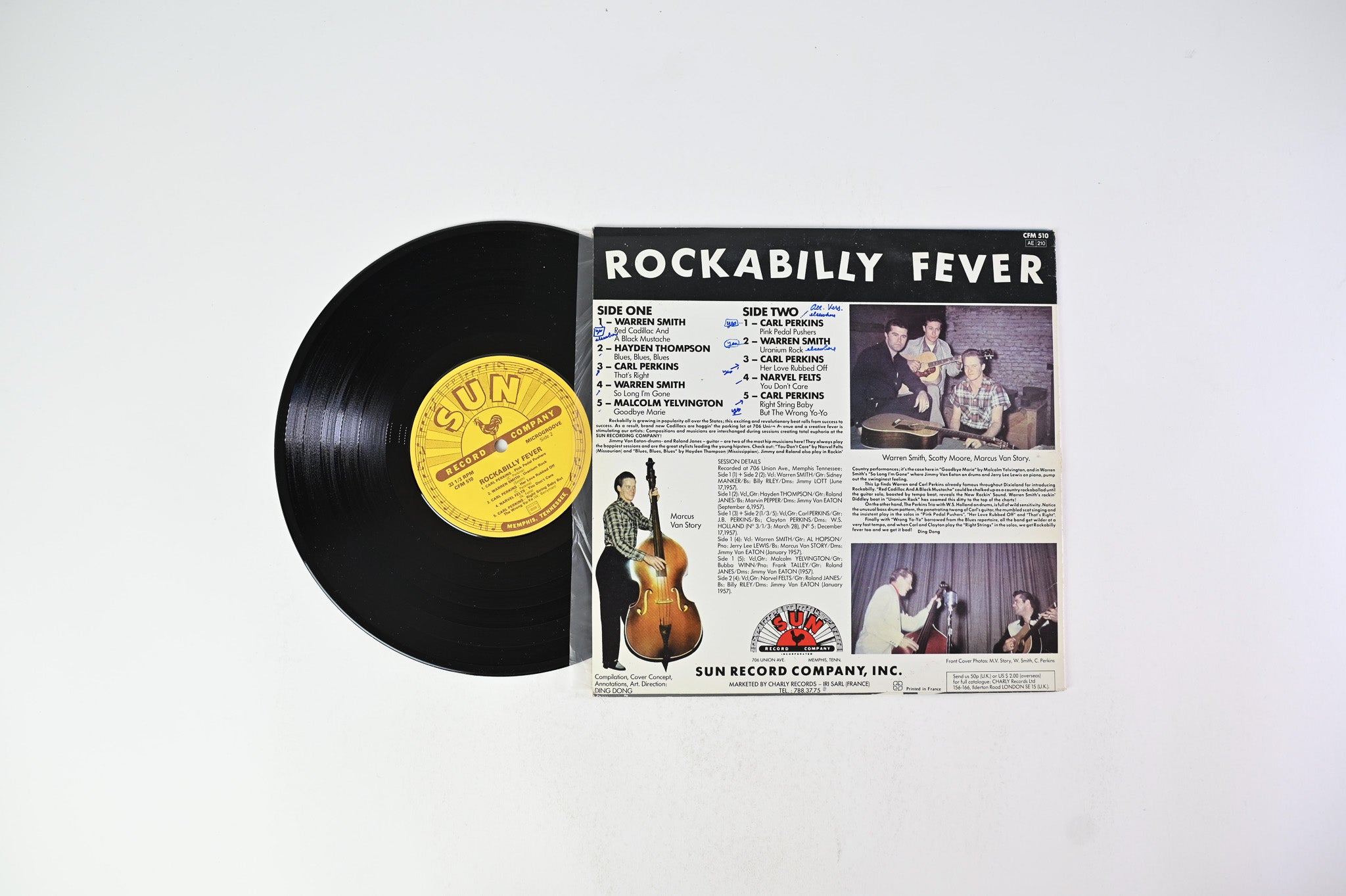Various - Rockabilly Fever on Sun - 10" Vinyl