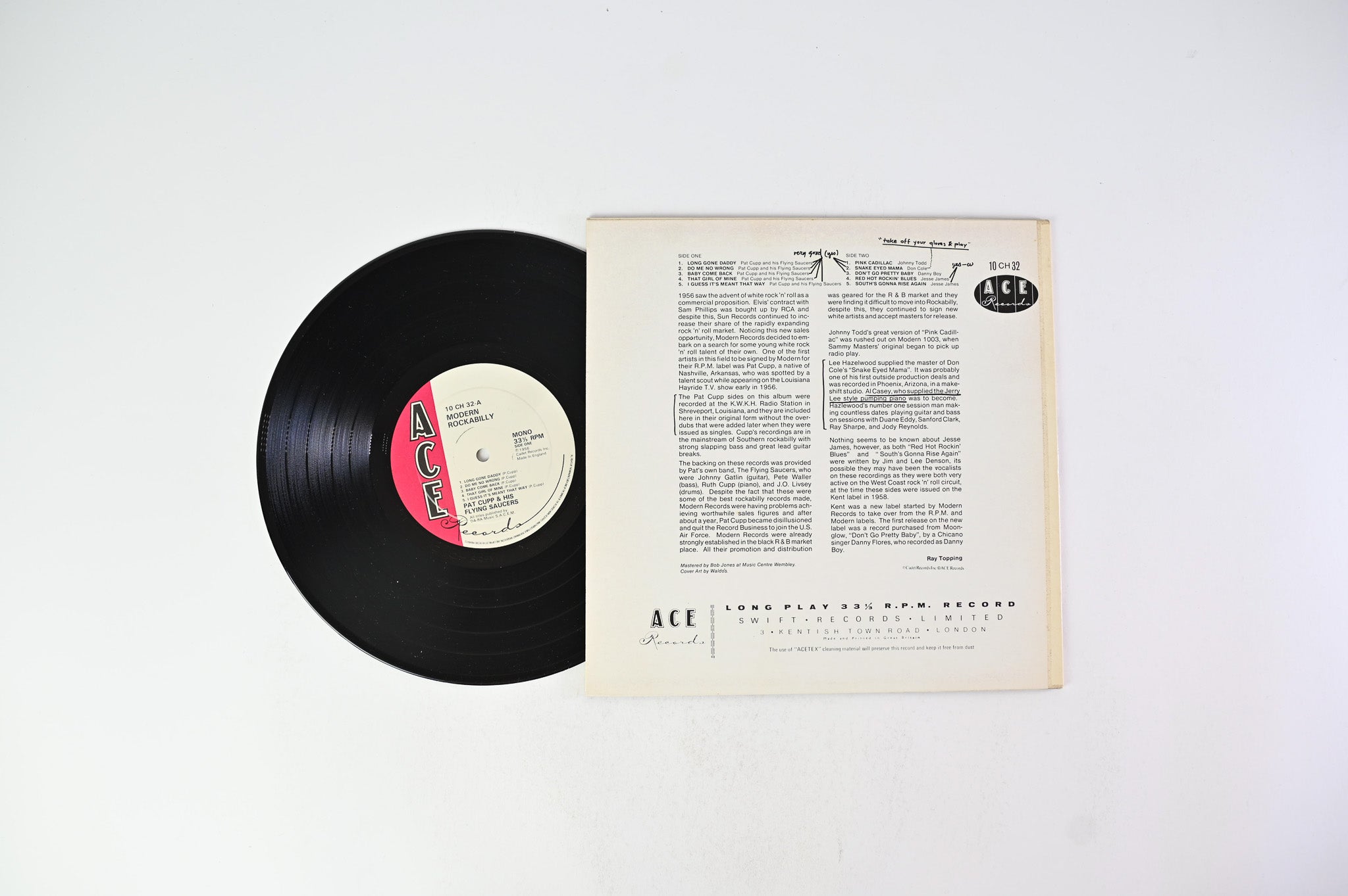 Various - Modern Rock'N'Roll And Rockabilly on Ace - 10" Vinyl