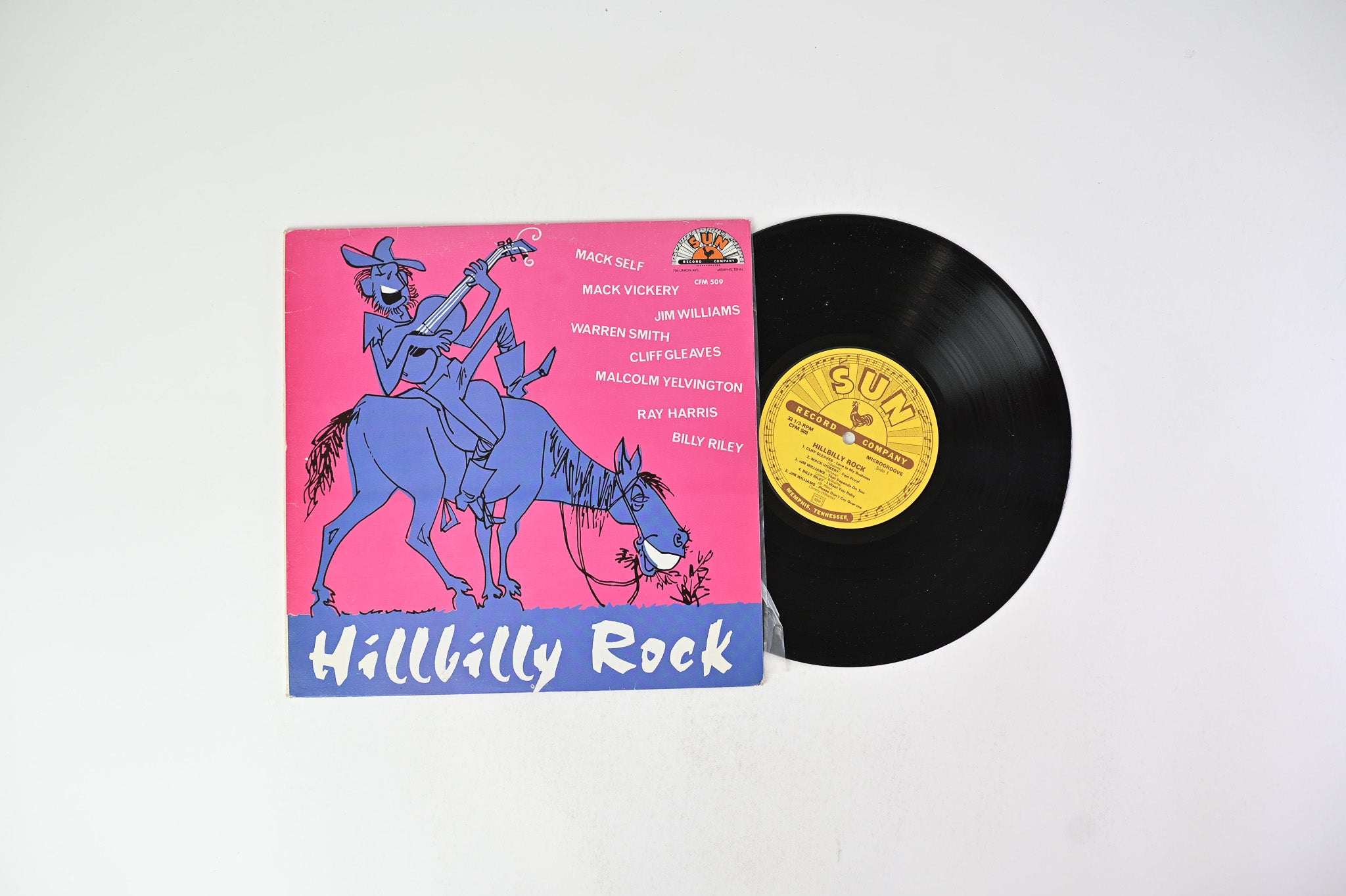 Various - Hillbilly Rock on Sun - 10" Vinyl
