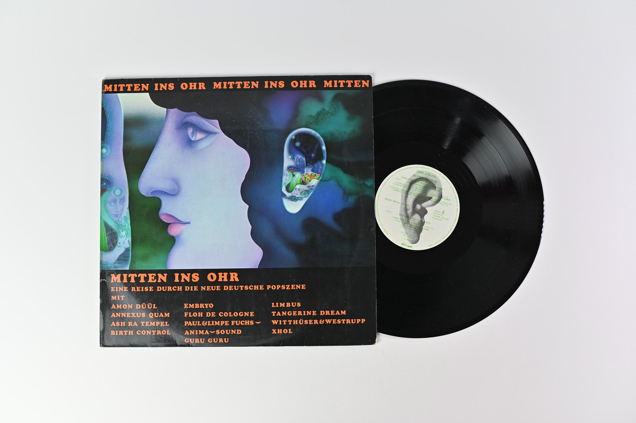 Various - Mitten Ins Ohr on Ohr German Pressing