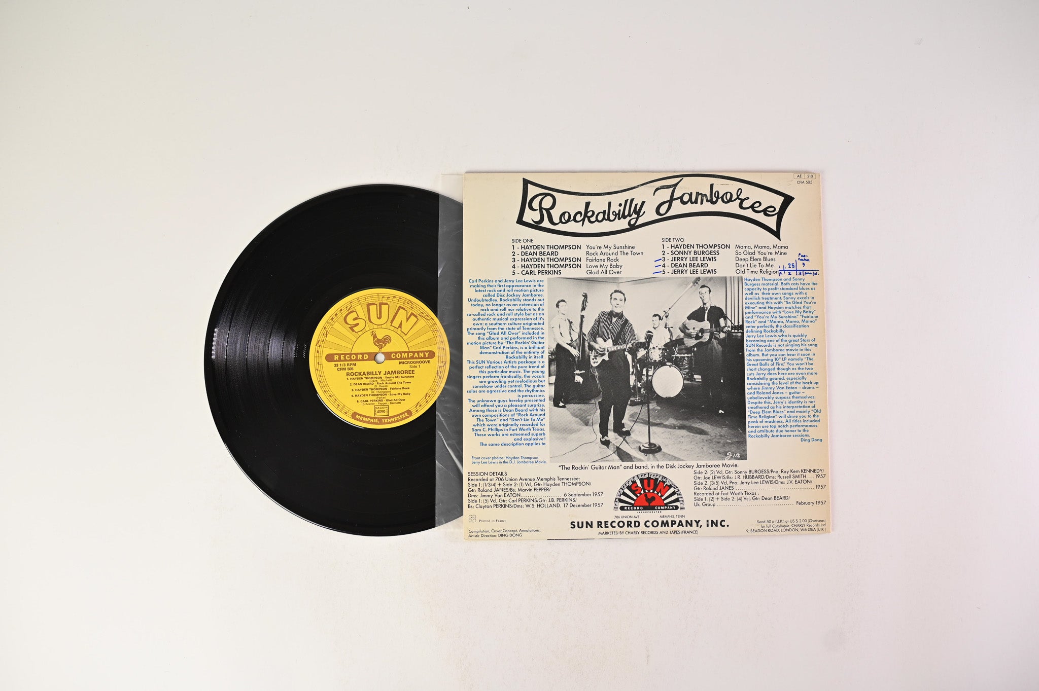 Various - Rockabilly Jamboree on Sun / Charly - 10" Vinyl