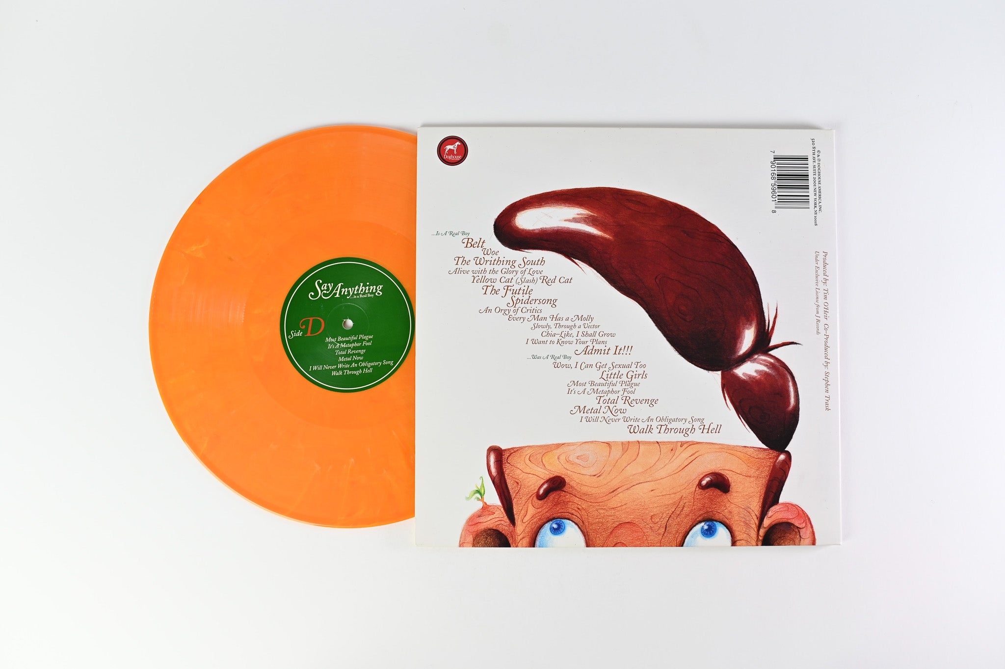 Say Anything - ...Is A Real Boy on Doghouse Orange Vinyl
