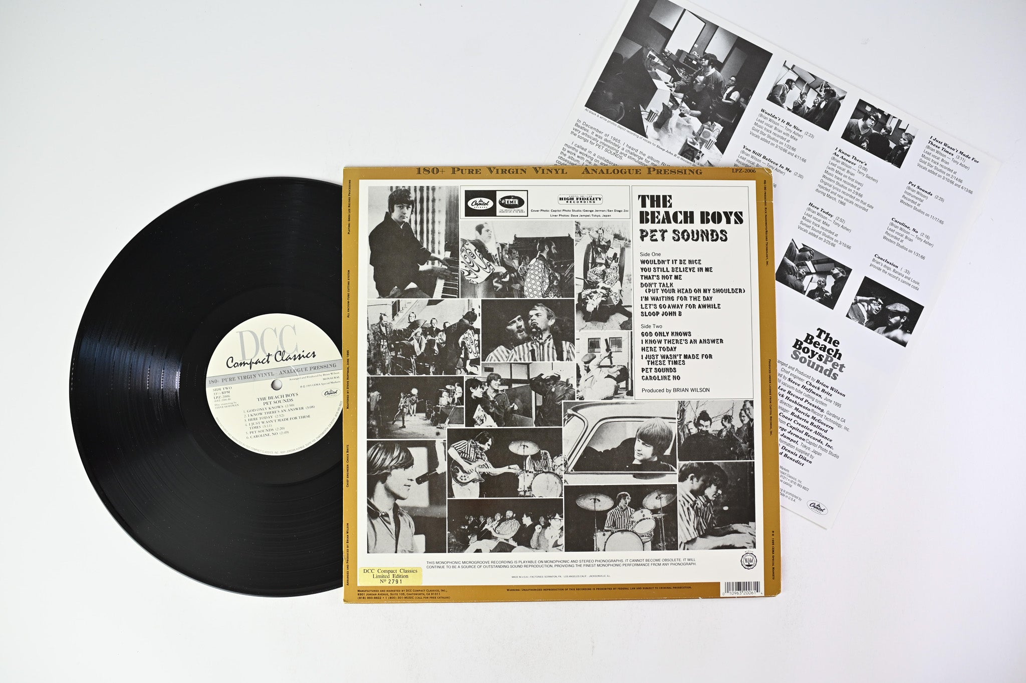 The Beach Boys - Pet Sounds on DCC Compact Classics Ltd Numbered Mono Reissue