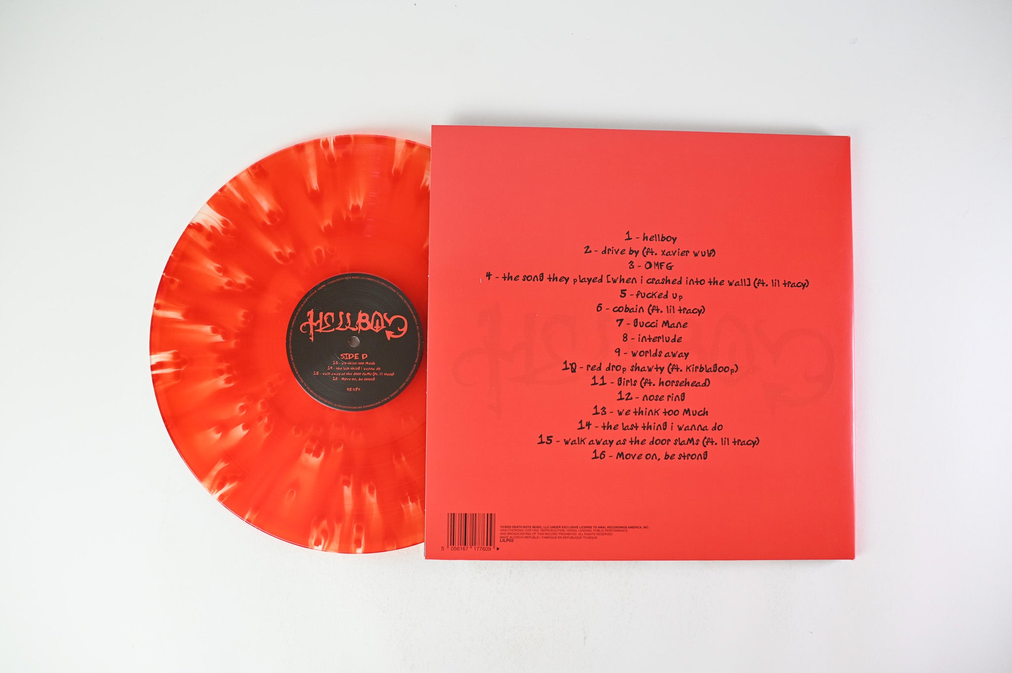 Lil Peep - Hellboy on Fire Music Ltd Mixtape Fire Red