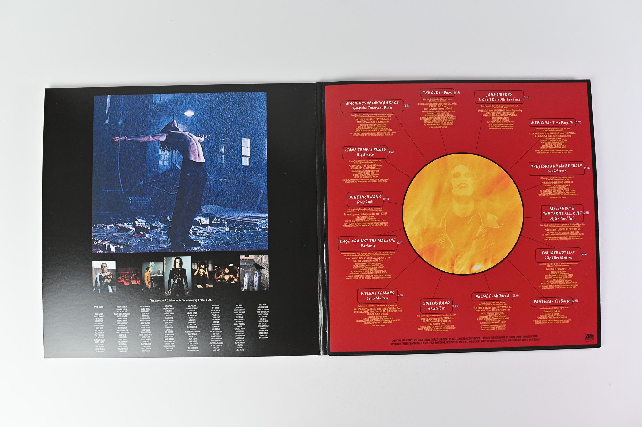 Various - The Crow (Original Soundtrack) on Atlantic RSD 2019 White / Black Reissue