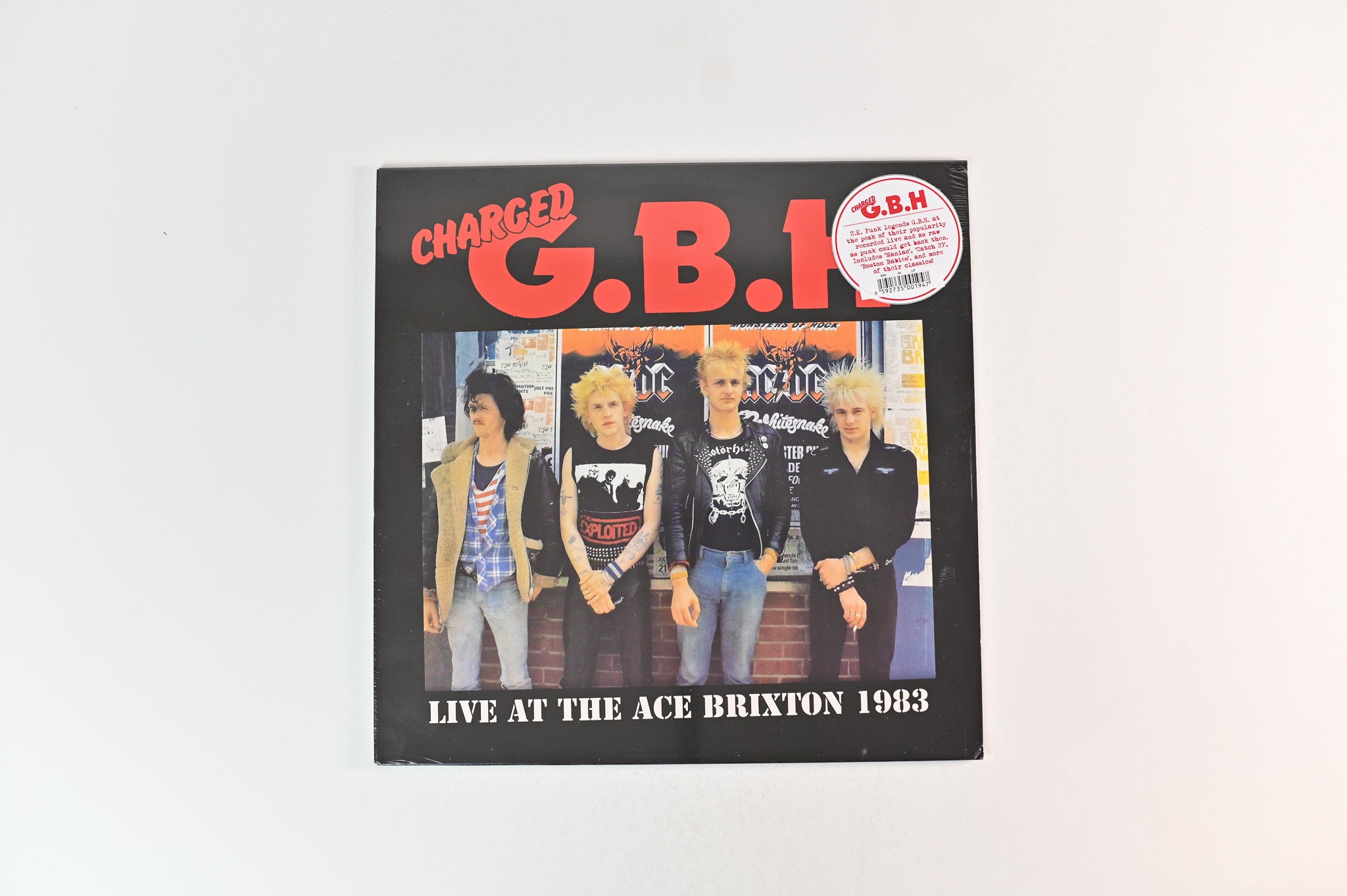 G.B.H. - Live At The Ace Brixton 1983 on Radiation Reissues Sealed