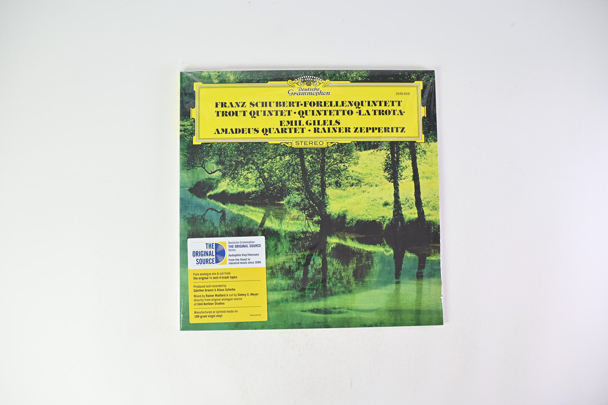 Franz Schubert - Forellenquintett • Trout Quintet • Quintetto »La Trota« on Deutsche Grammophon Reissue