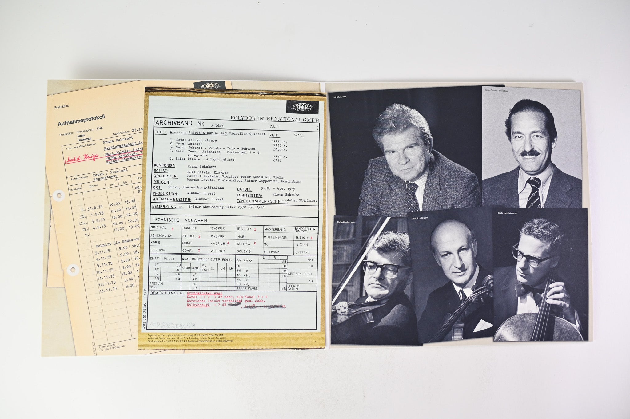Franz Schubert - Forellenquintett • Trout Quintet • Quintetto »La Trota« on Deutsche Grammophon Reissue