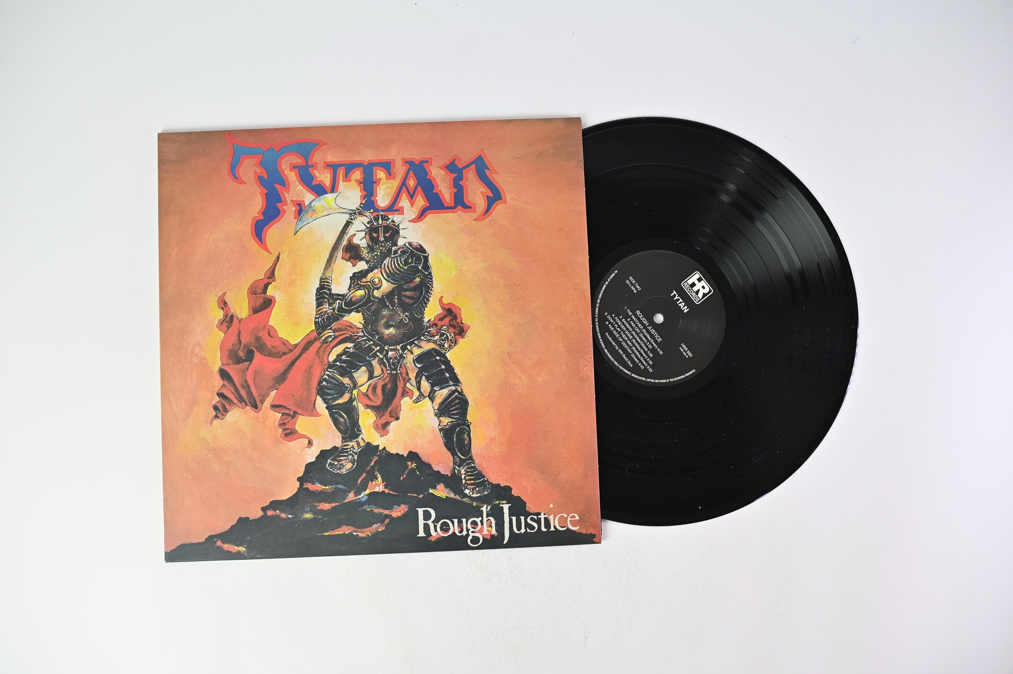 Tytan - Rough Justice on High Roller Reissue