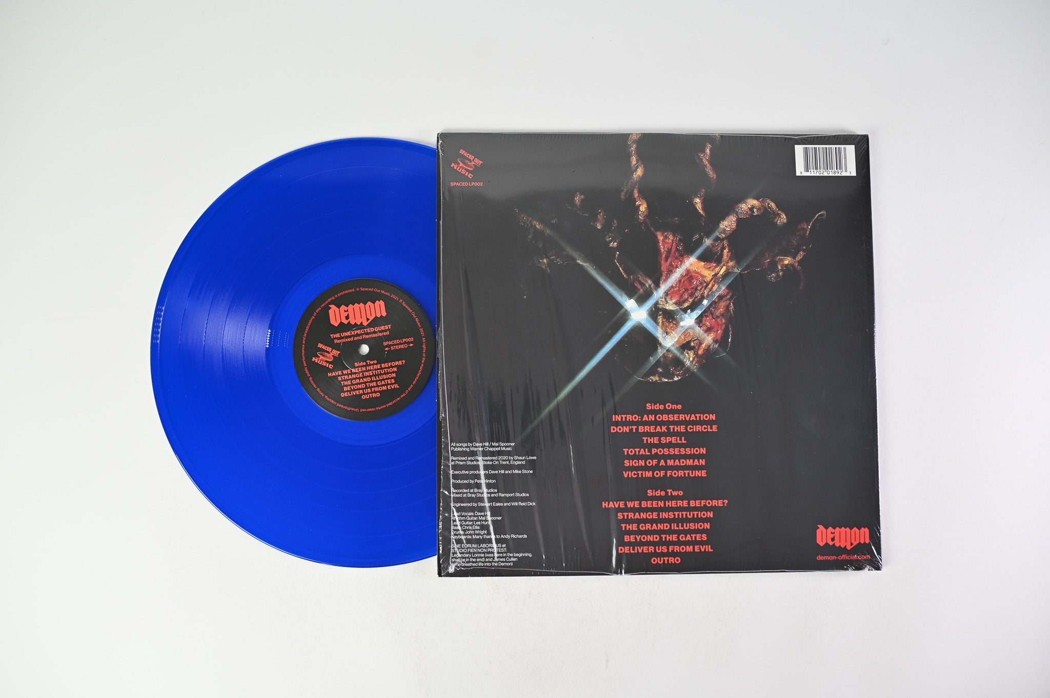 Demon - The Unexpected Guest: Remixed And Remastered on Spaced Out Blue Vinyl Reissue