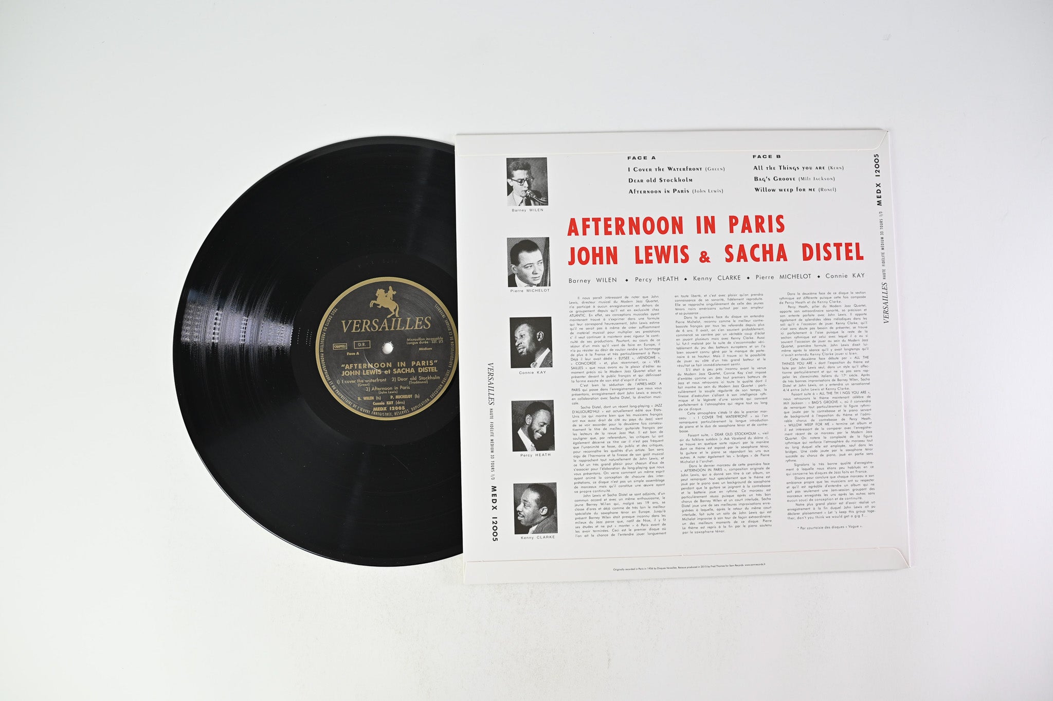 John Lewis - Afternoon In Paris on SAM Mono 180 Gram Reissue