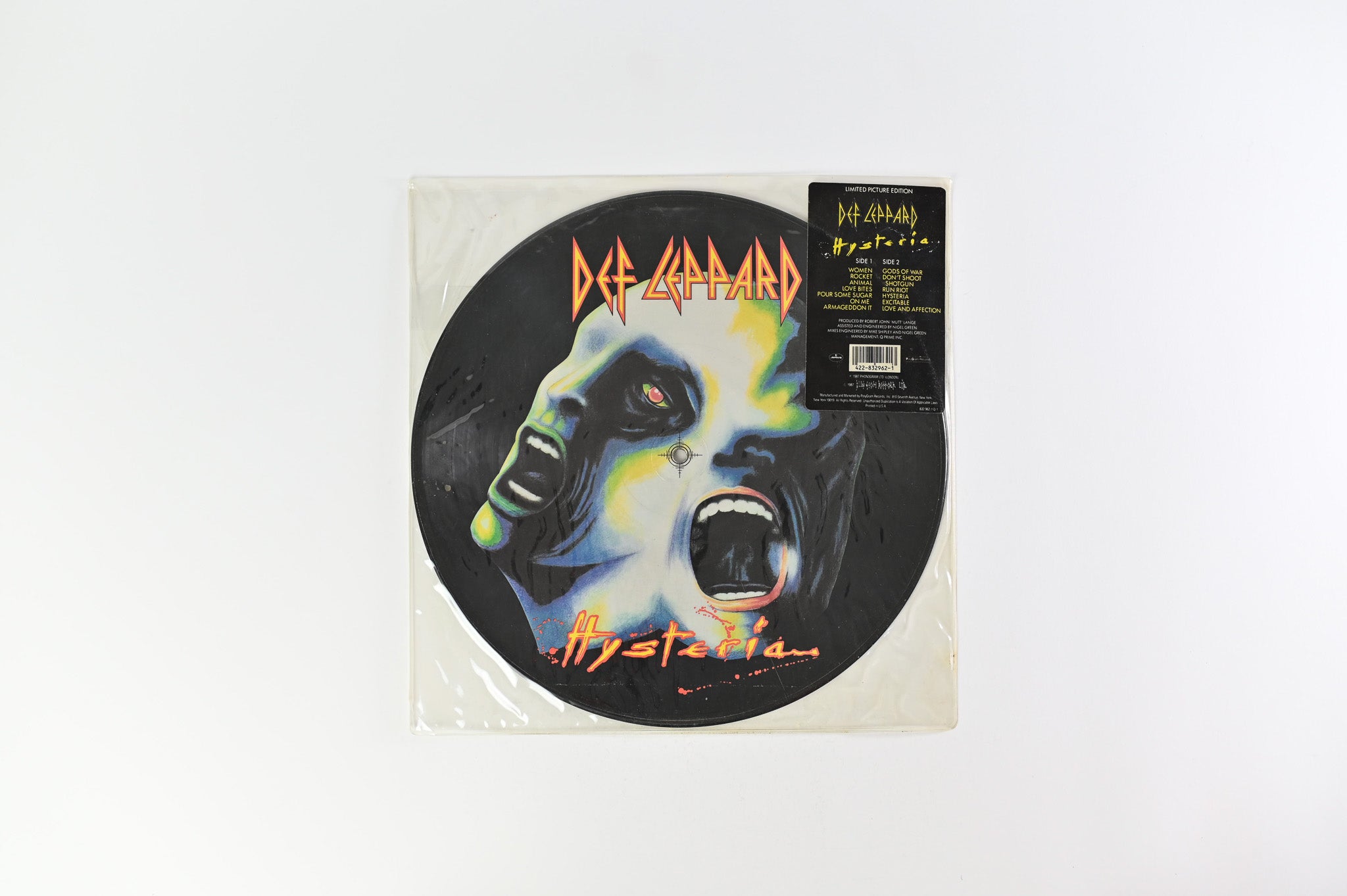 Def Leppard - Hysteria on Mercury Ltd Picture Disc