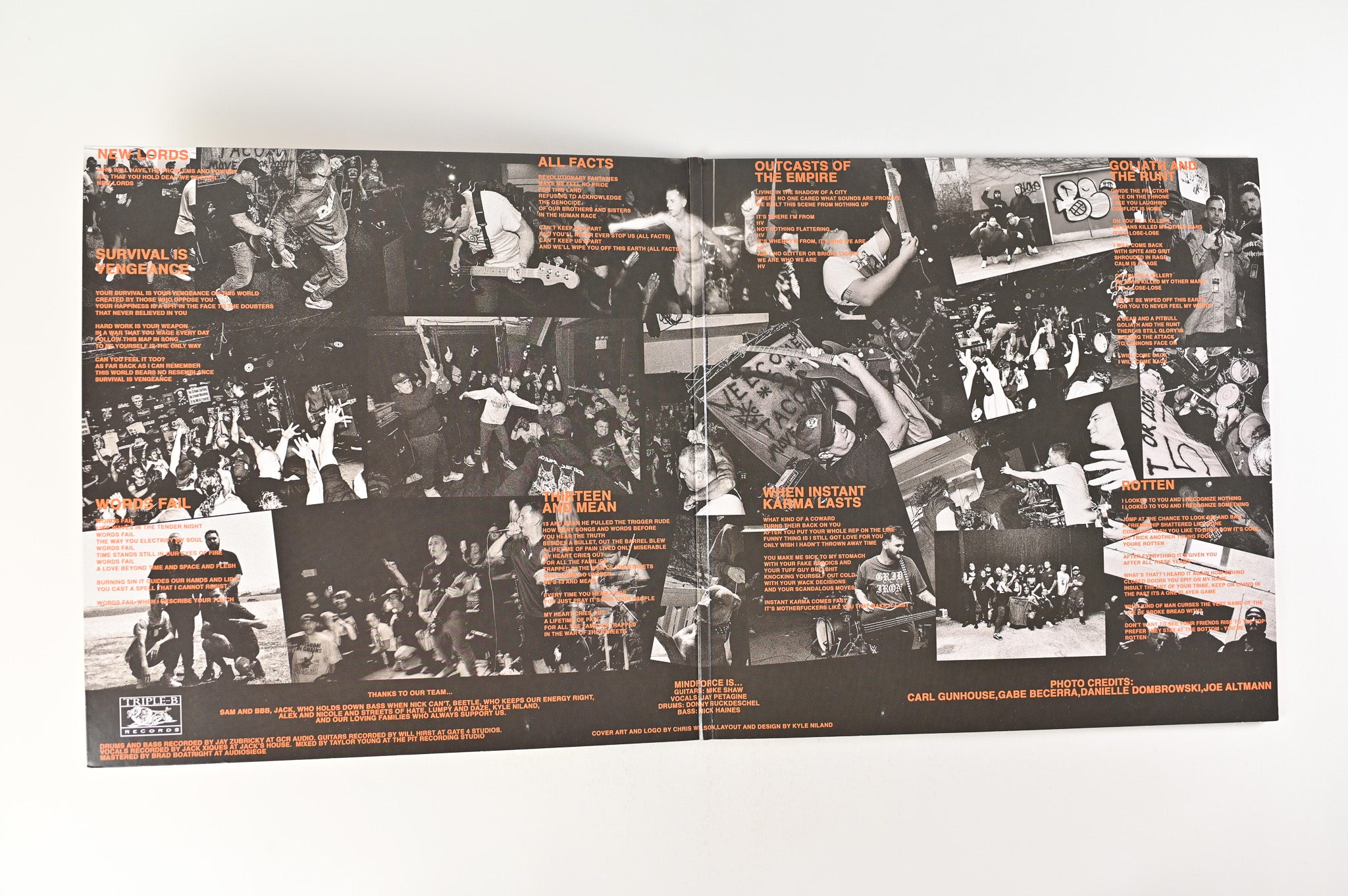 Mindforce - New Lords on Triple-B Records on Galaxy Purple Vinyl