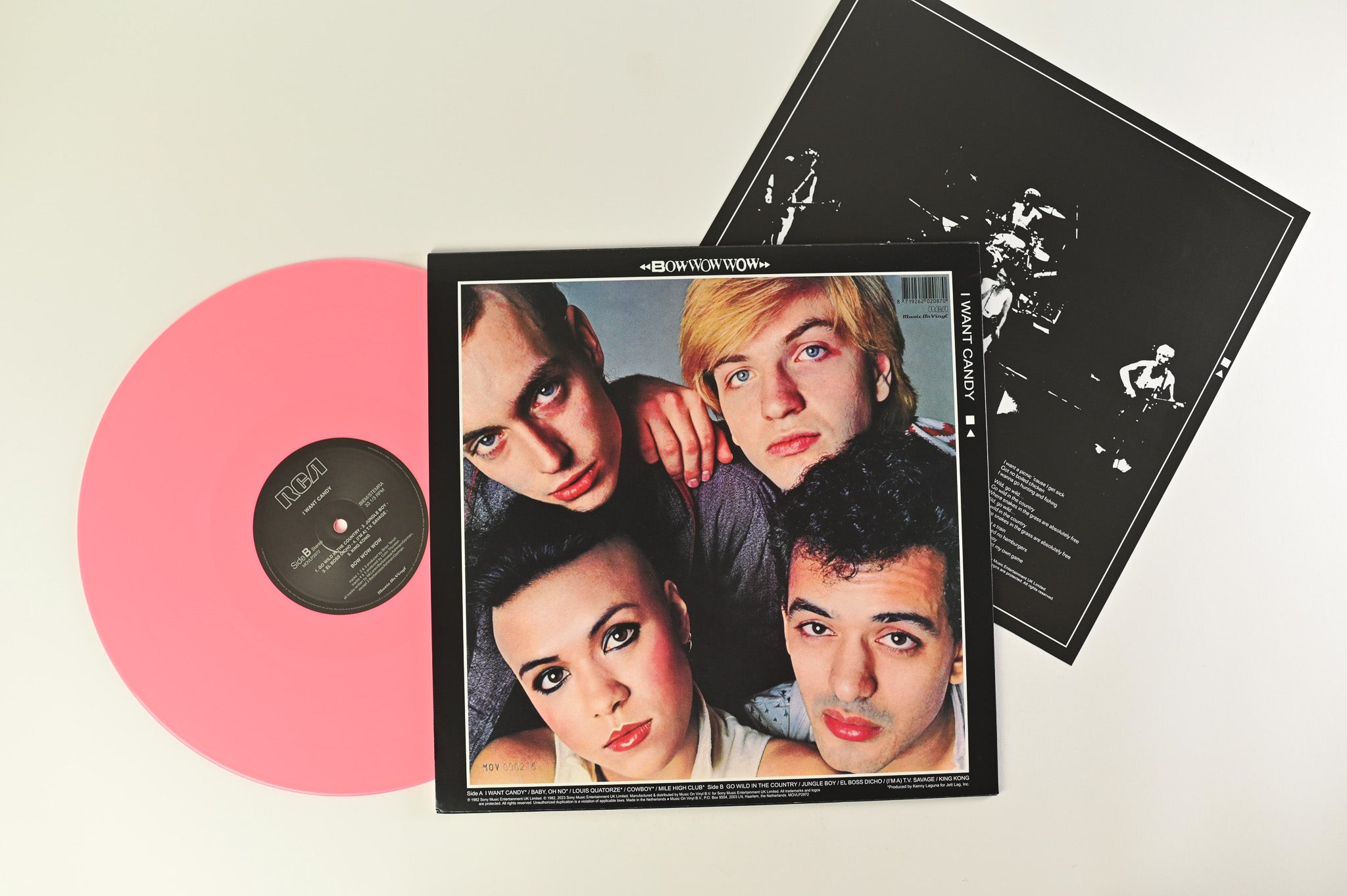 Bow Wow Wow - I Want Candy on Music On Vinyl Numbered Reissue on Pink Vinyl