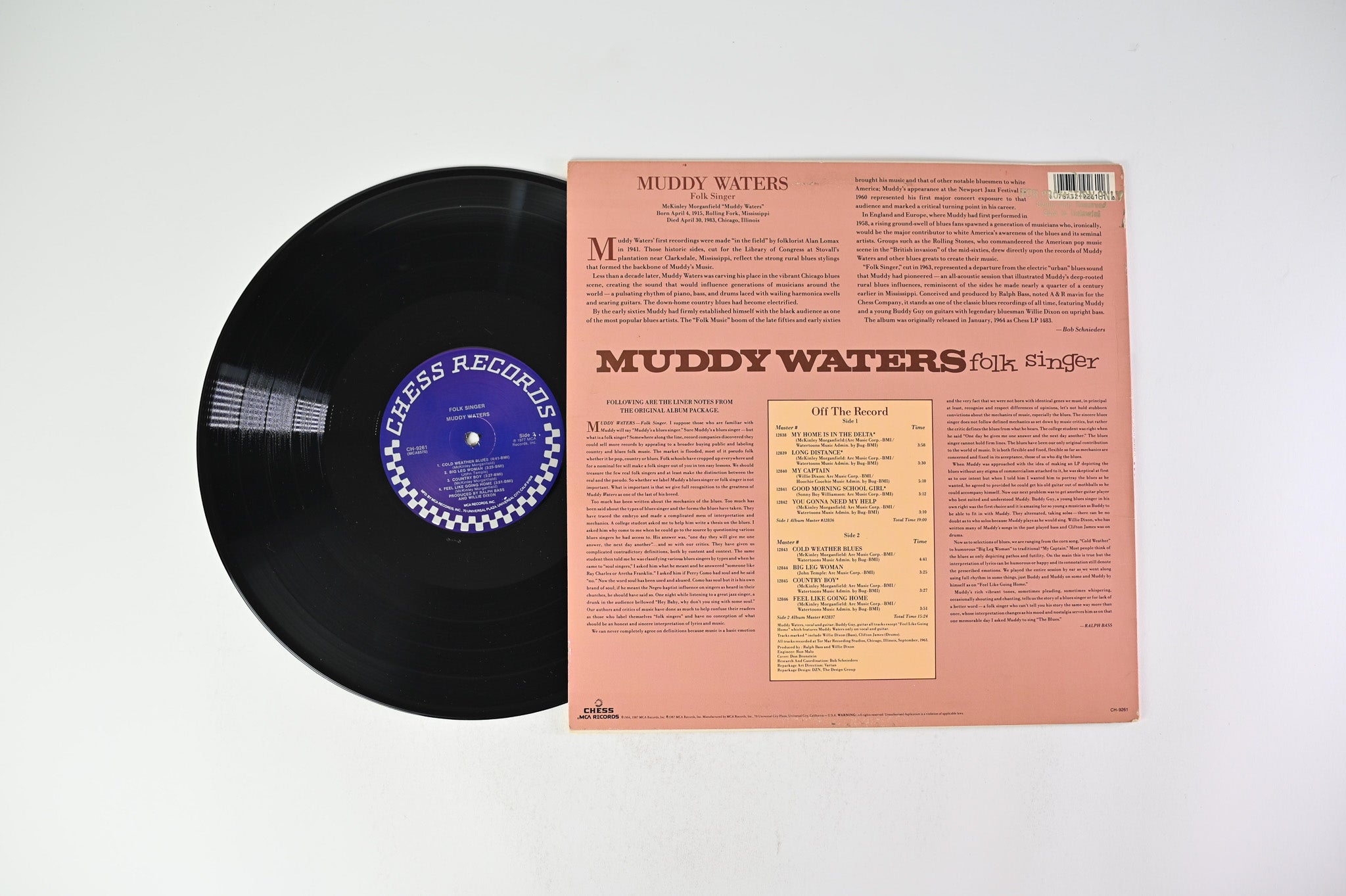 Muddy Waters - Folk Singer on Chess Reissue