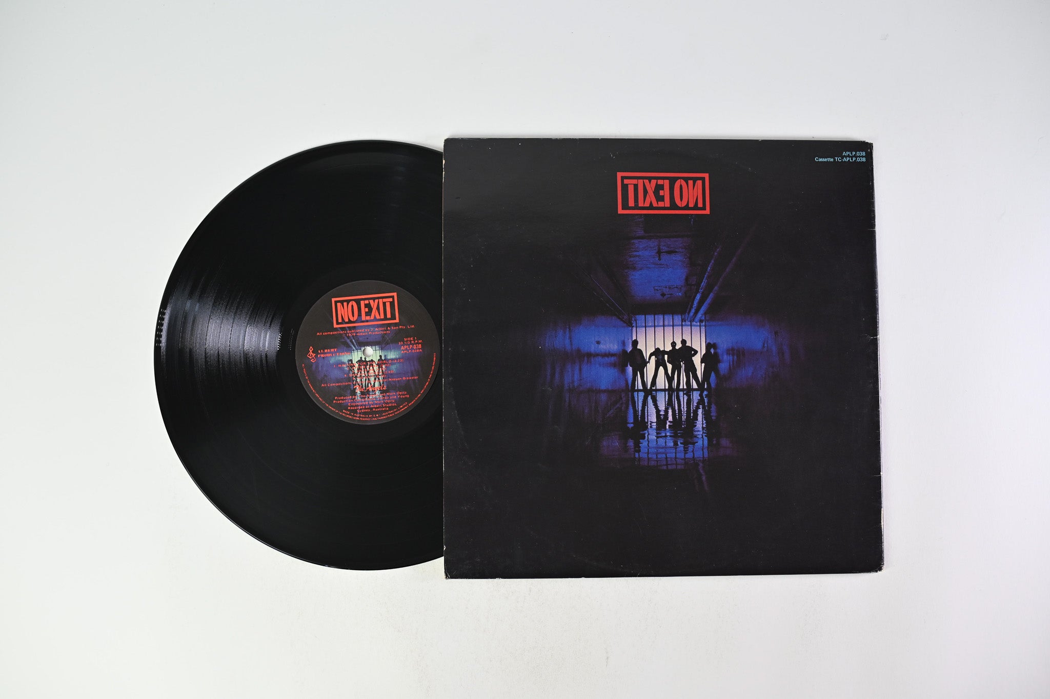 The Angels - No Exit on Albert Productions Australian Pressing