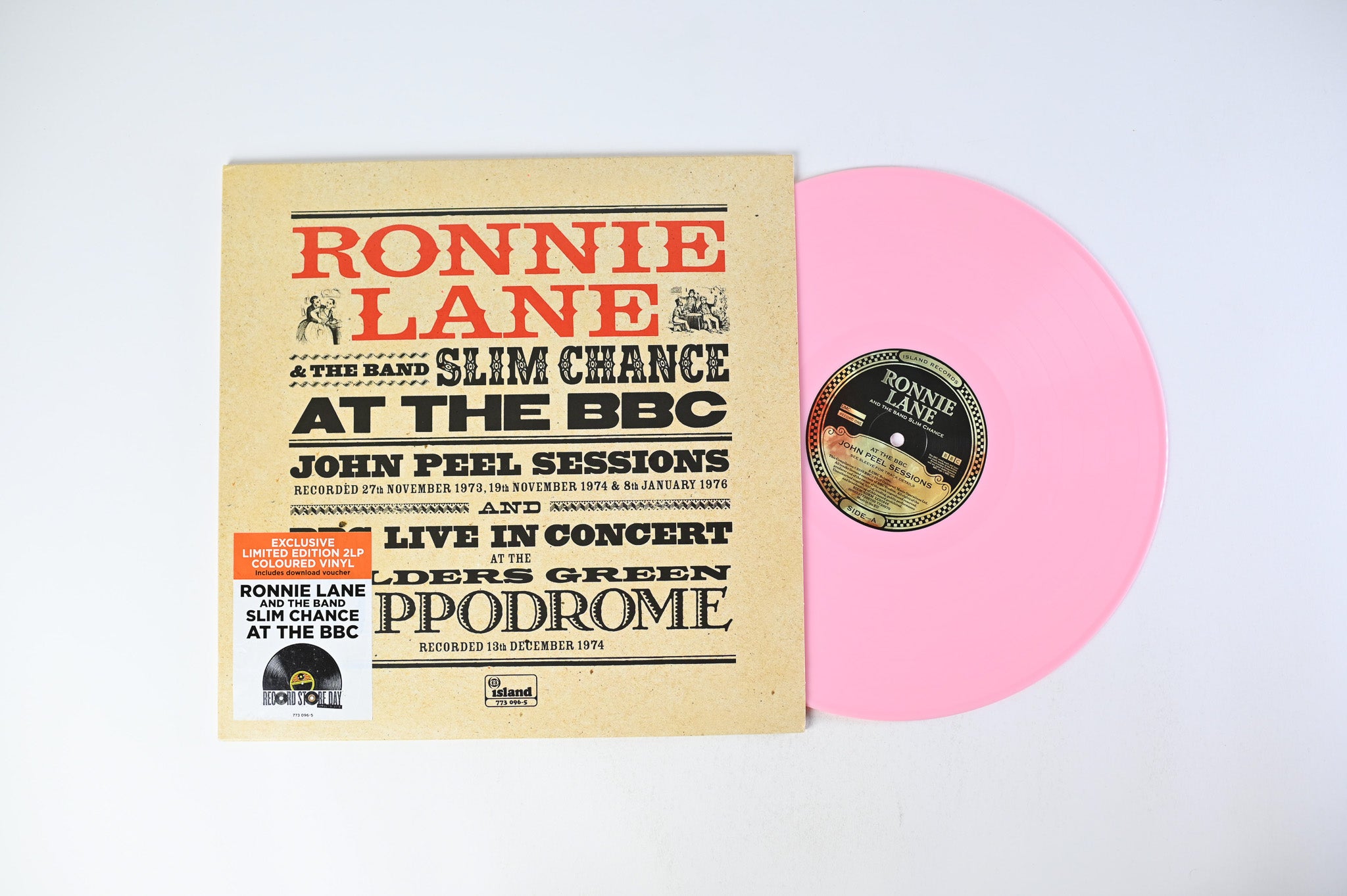 Ronnie Lane & Slim Chance - At the BBC on Island Records Pink Vinyl