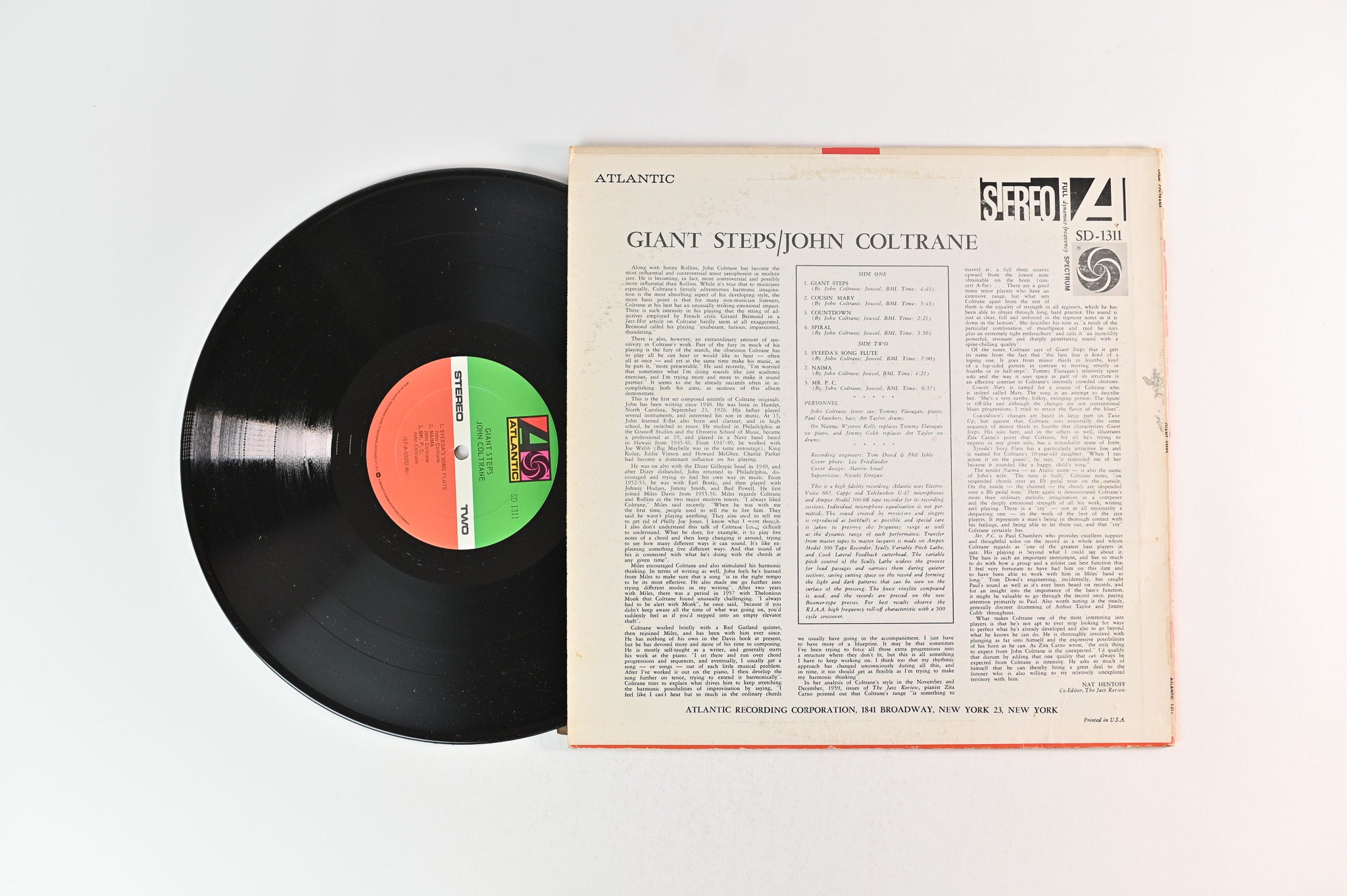 John Coltrane - Giant Steps on Atlantic Stereo Reissue
