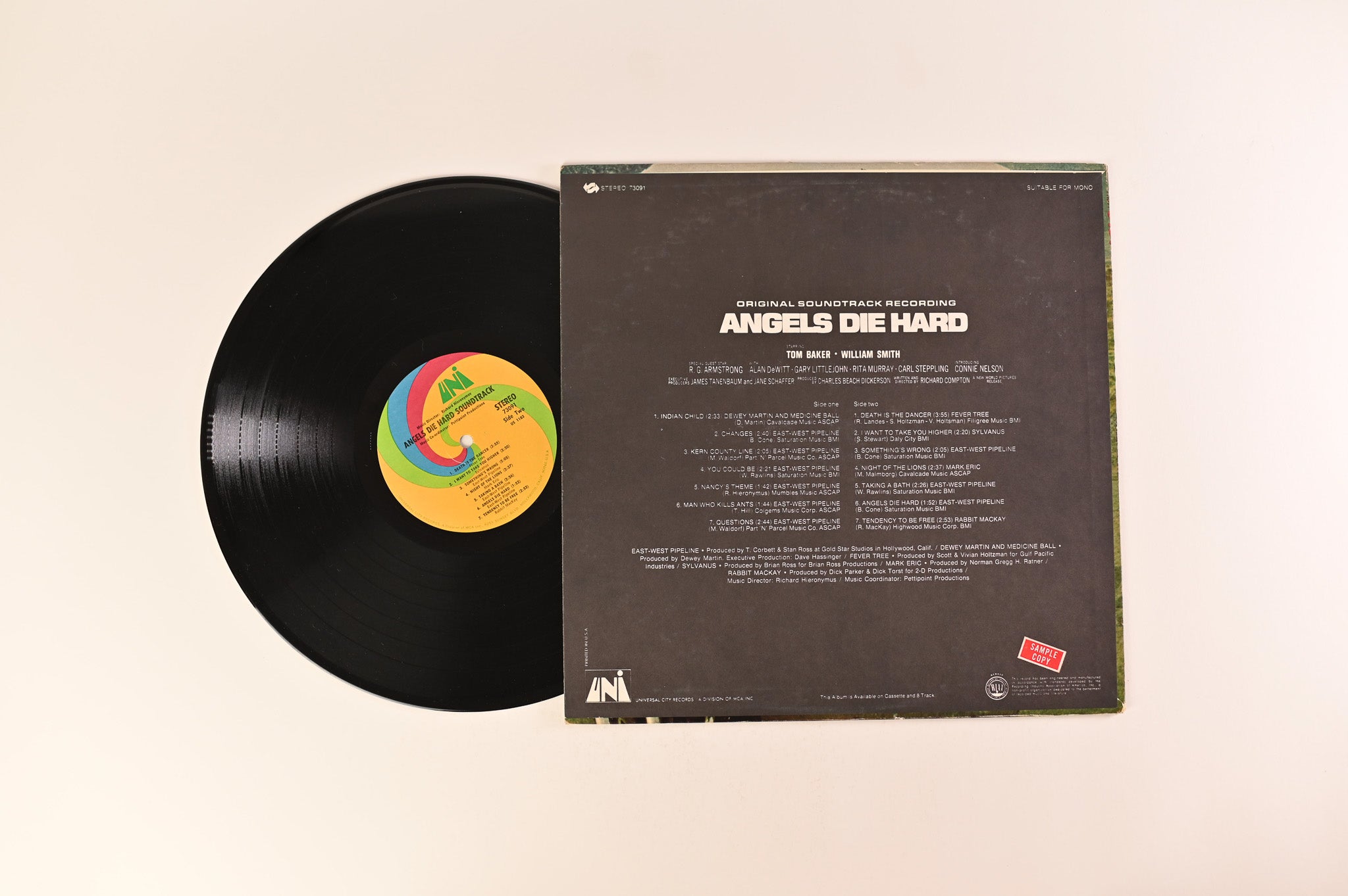 Various - Angels Die Hard (Original Soundtrack Recording) on UNI