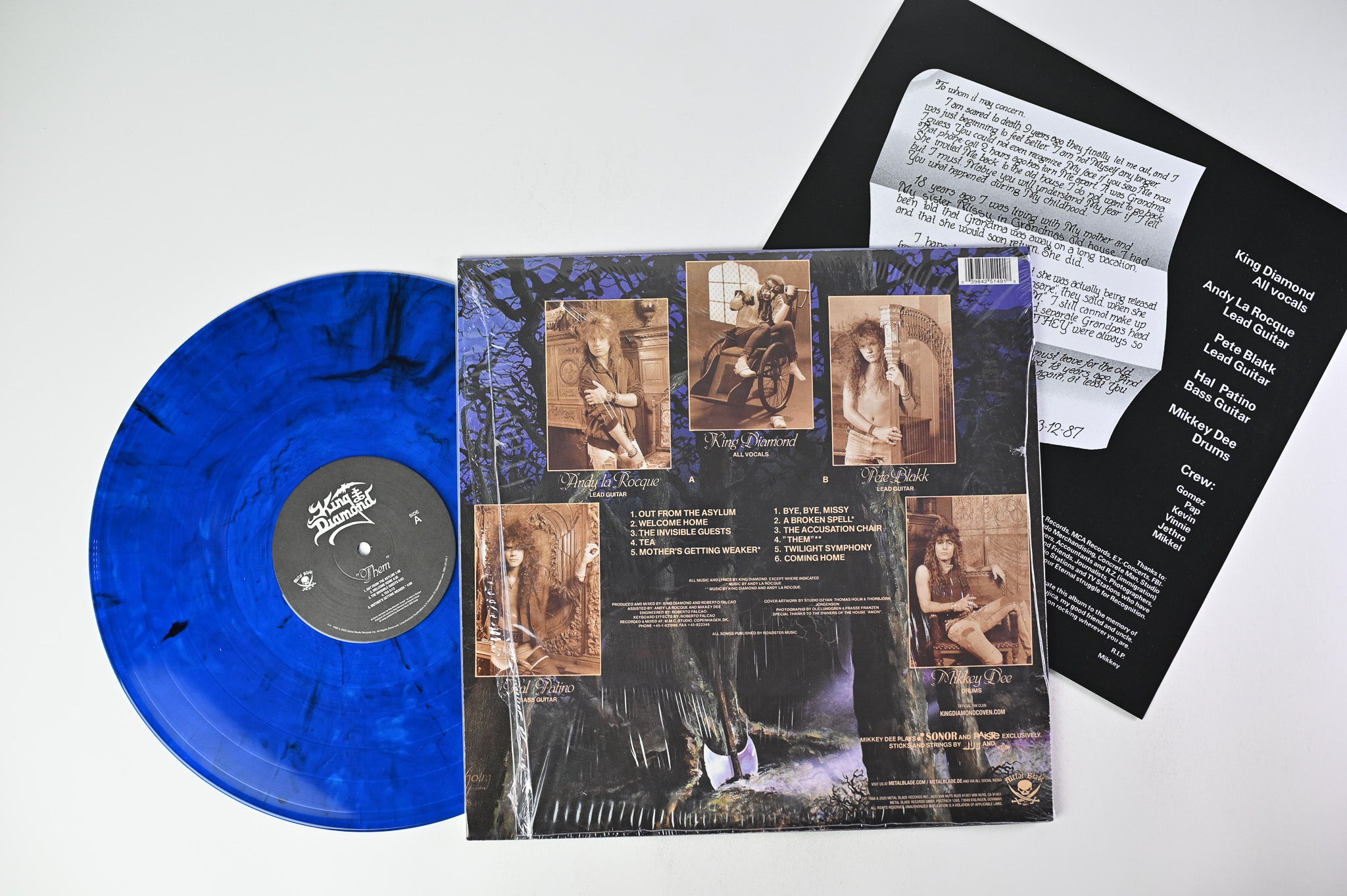King Diamond - "Them" Reissue on Metal Blade Records on Black & Blue Marble Vinyl