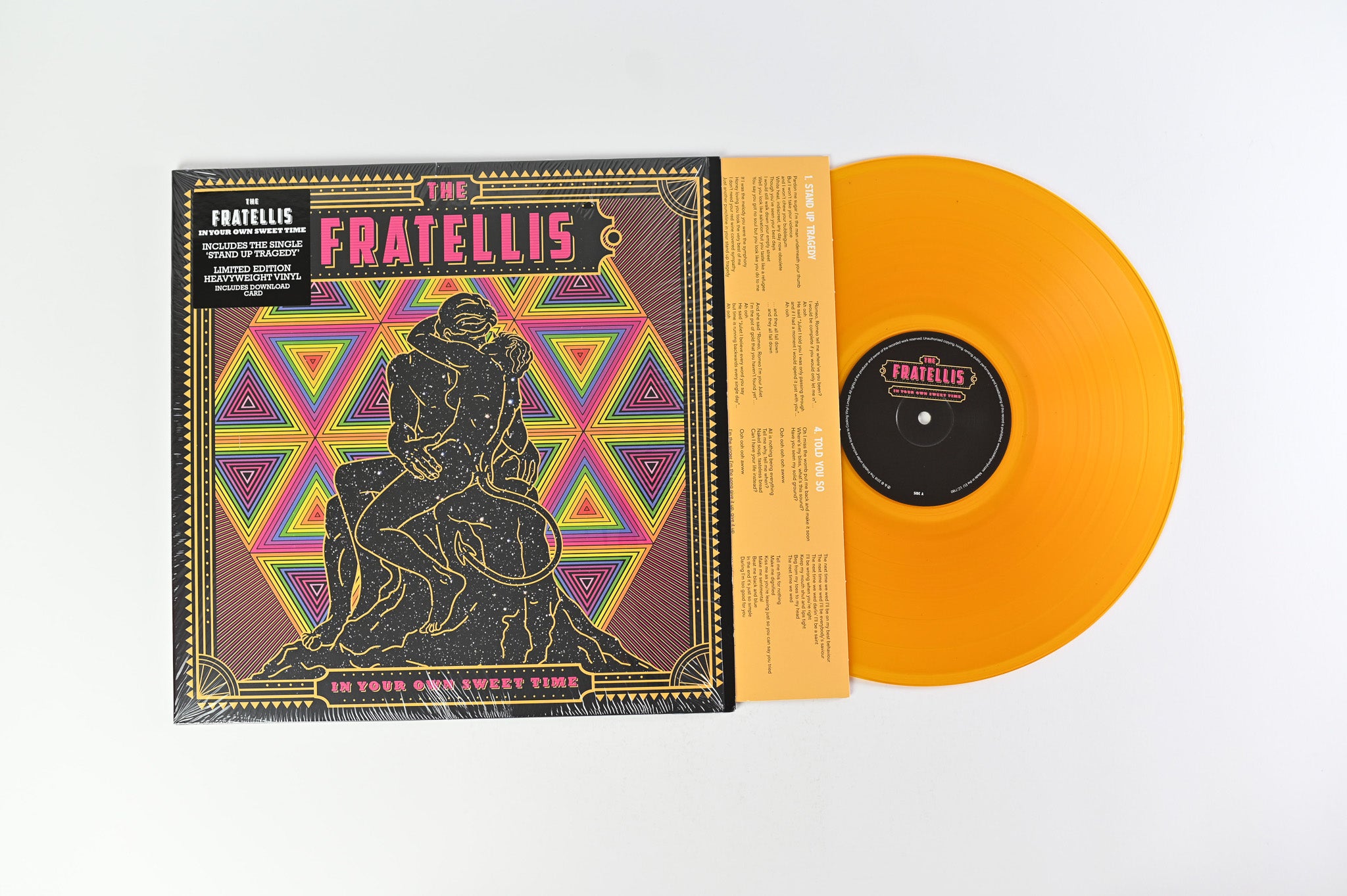 The Fratellis - In Your Own Sweet Time on Cooking Vinyl Ltd Orange
