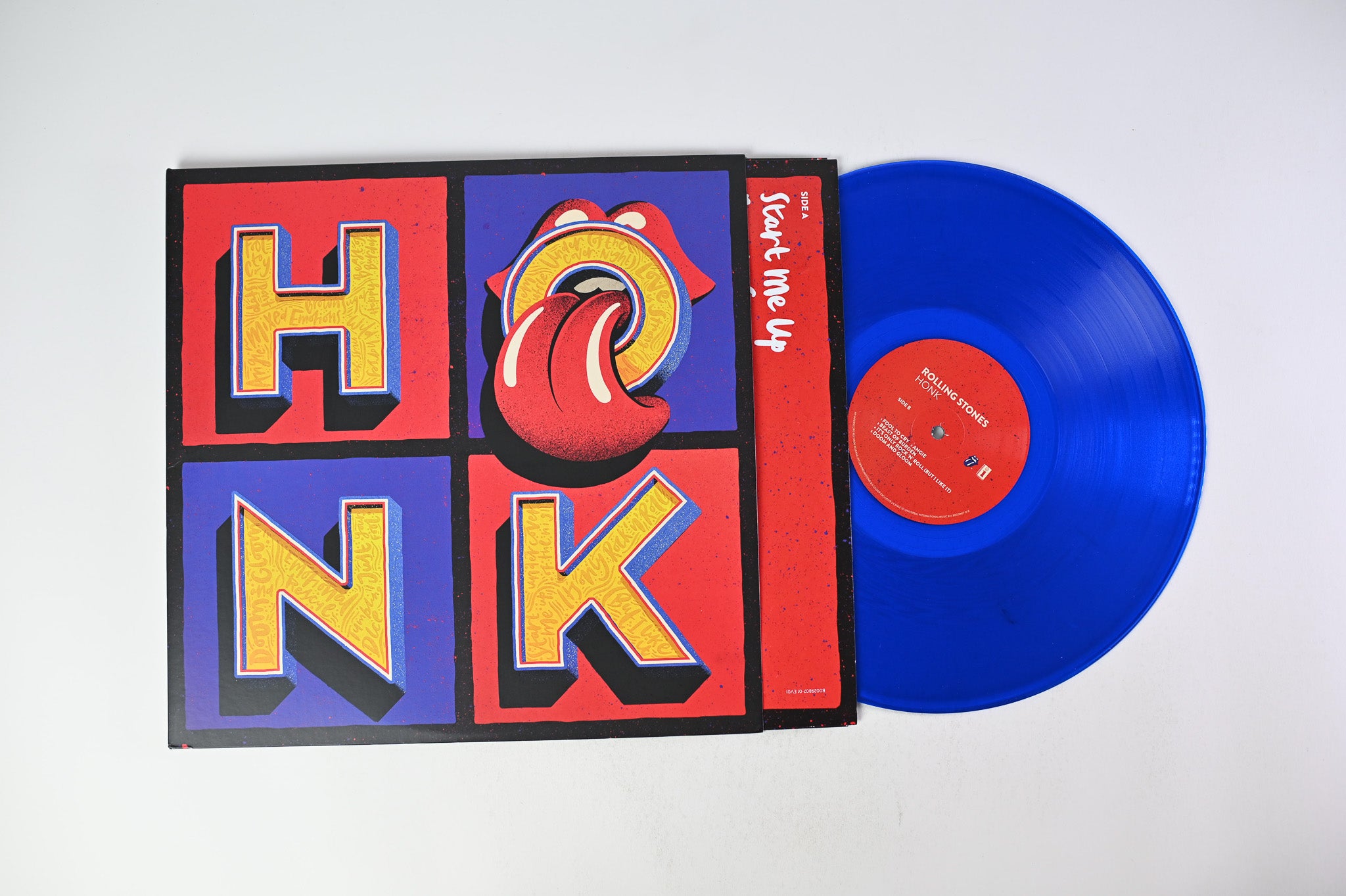The Rolling Stones - Honk on Interscope/Rolling Stones Records Blue Translucent Vinyl
