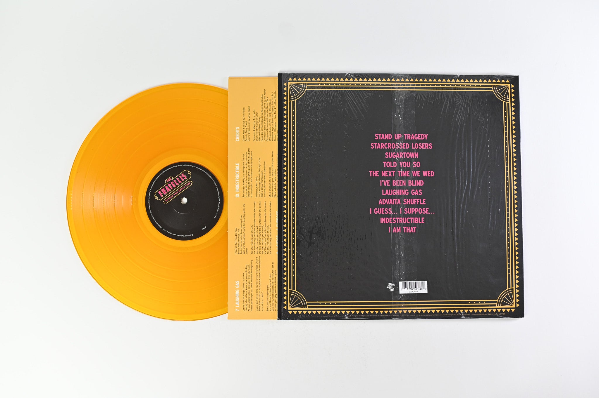 The Fratellis - In Your Own Sweet Time on Cooking Vinyl Ltd Orange