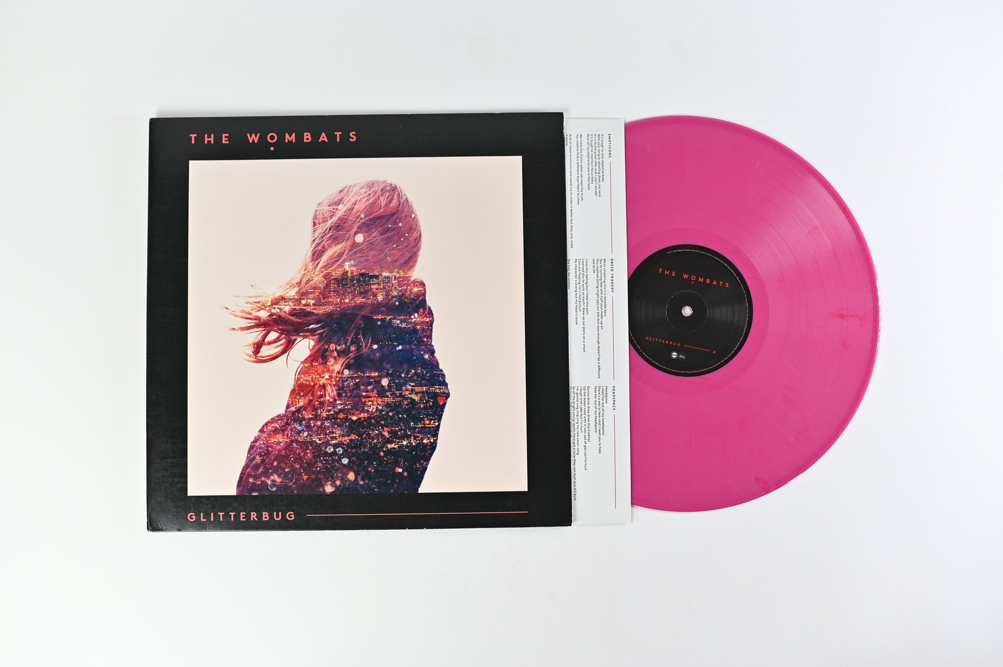 The Wombats - Glitterbug on Bright Antenna Pink Vinyl