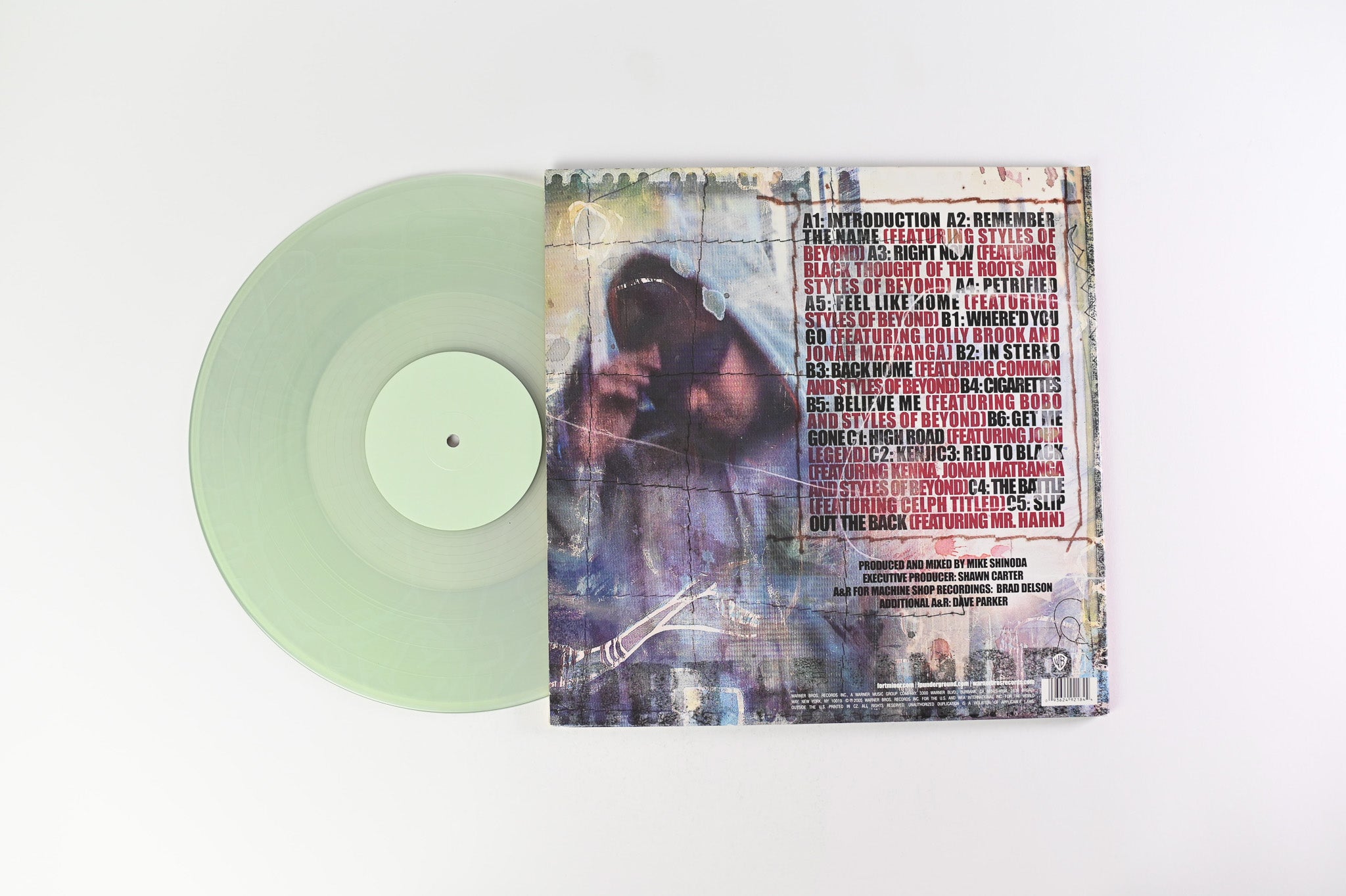Fort Minor - The Rising Tied on Warner Bros. Records RSD Coke-Bottle Green Vinyl