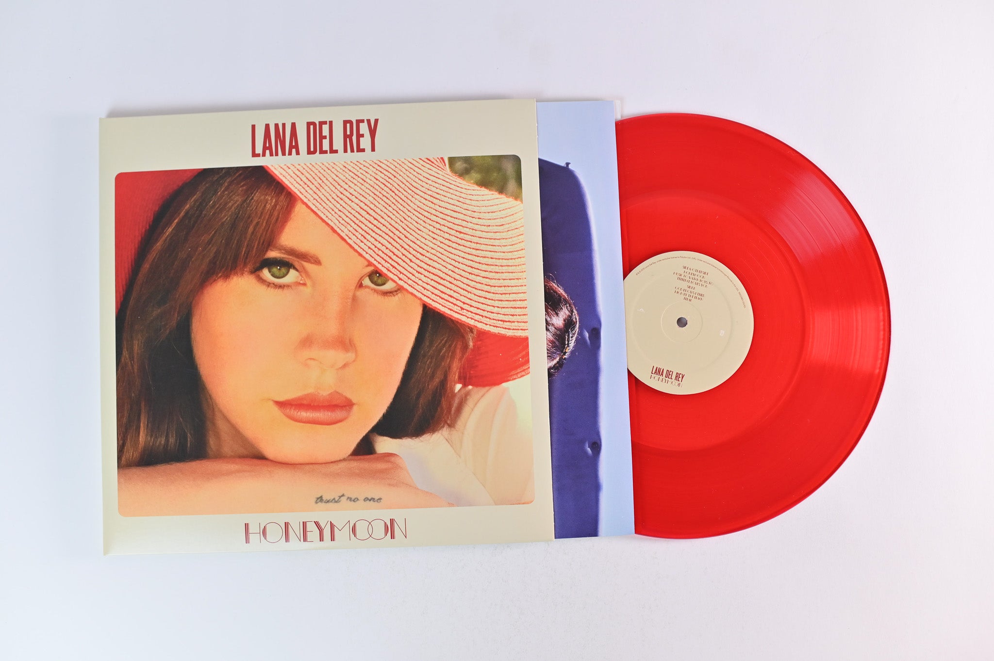 Lana Del Rey - Honeymoon on Polydor Ltd Red Translucent