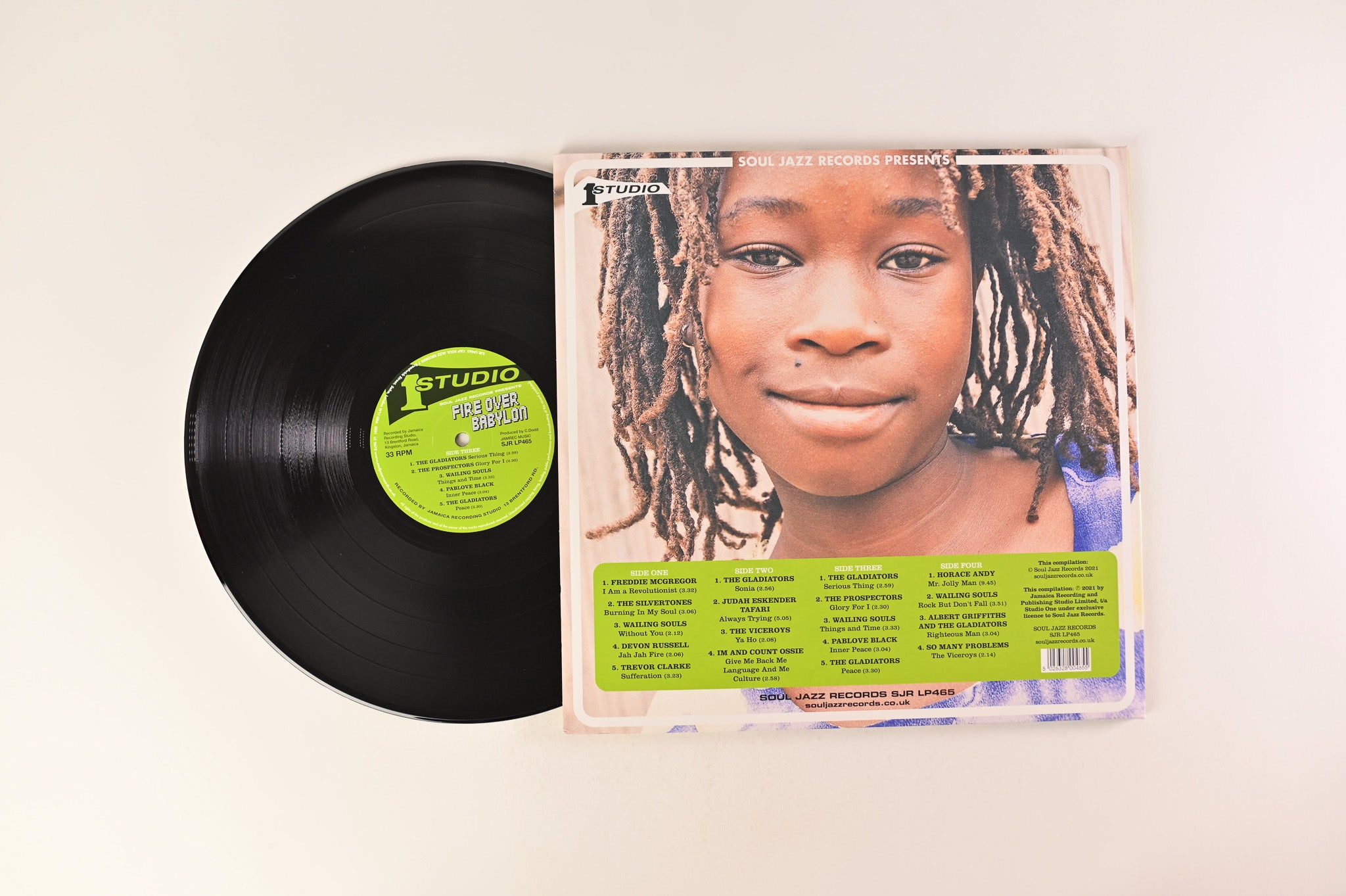 Various - Fire Over Babylon (Dread, Peace And Conscious Sounds At Studio One) on Soul Jazz Records