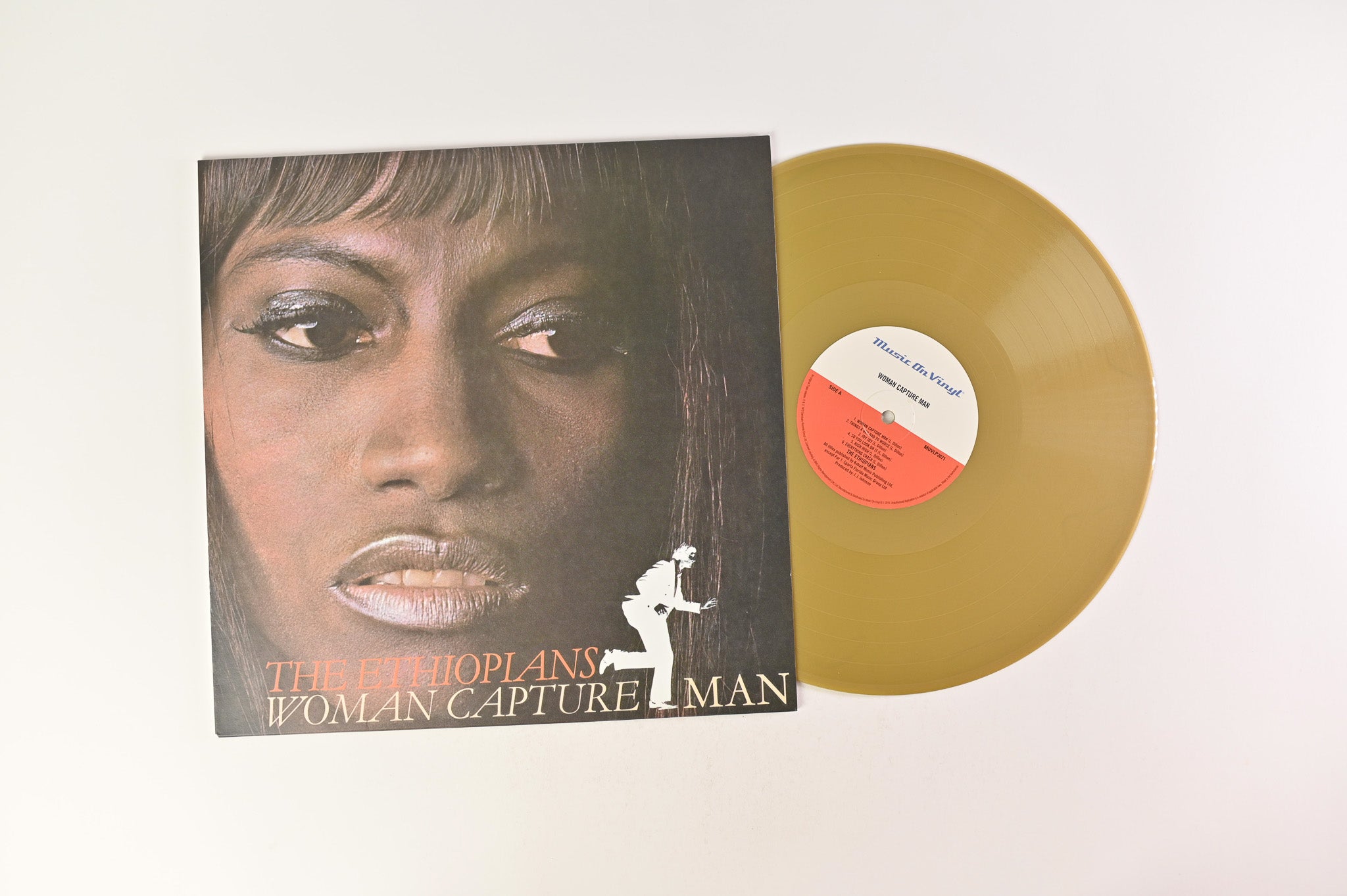 The Ethiopians - Woman Capture Man on Music On Vinyl Ltd. Numbered Reissue on Gold Vinyl