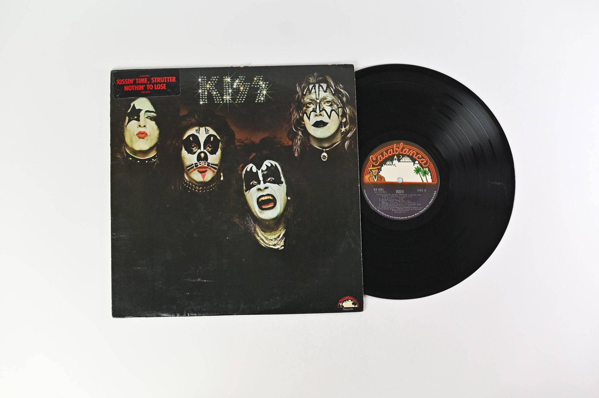 Kiss - Kiss on Casablanca with Kissin' Time Hype Sticker