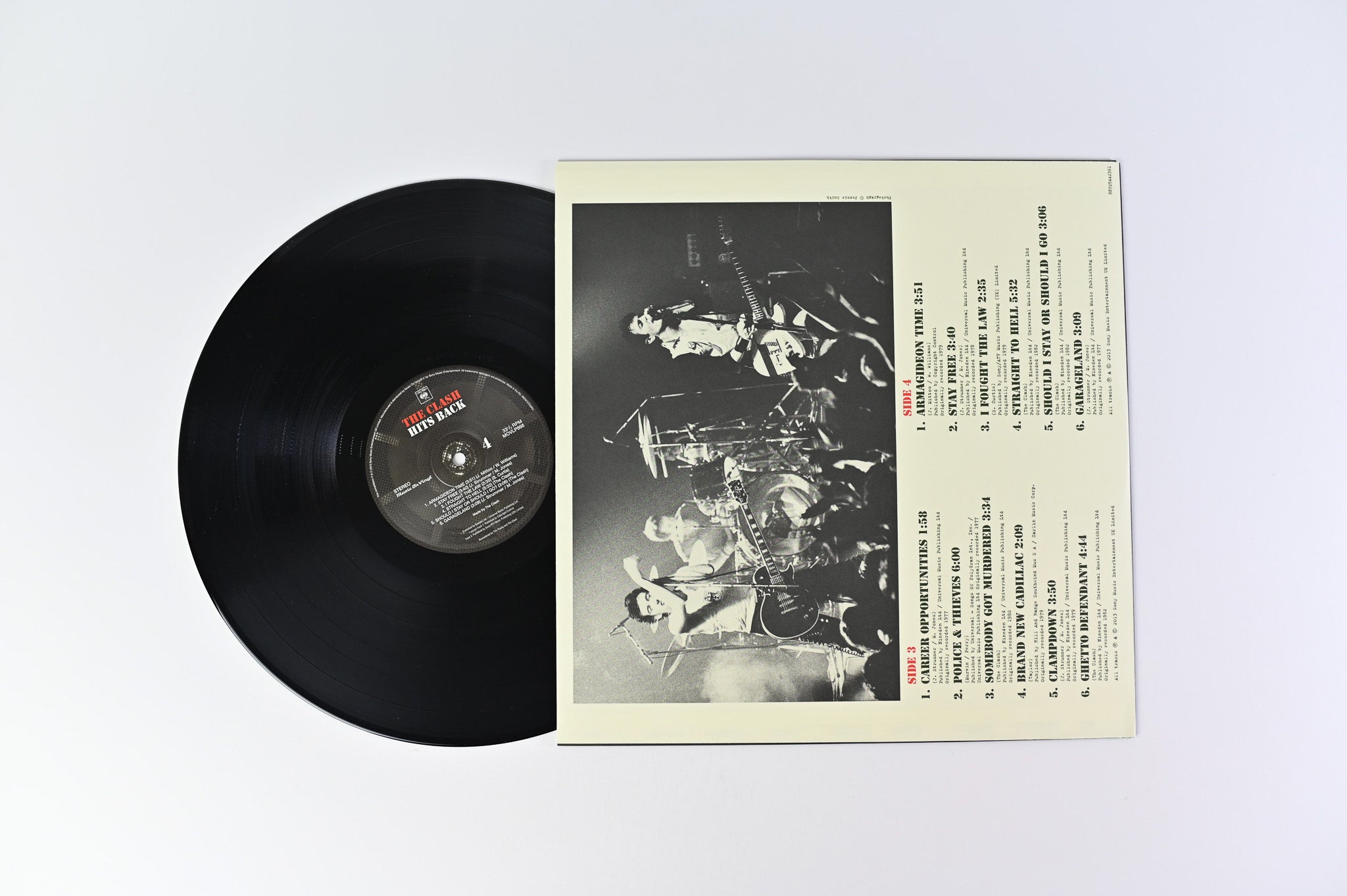 欧3LP Clash Hits Back MOVLP866 Music On Vinyl, Colu /00780 The Clash: Hits Back (180g, Colored Vinyl) Vinyl 3LP