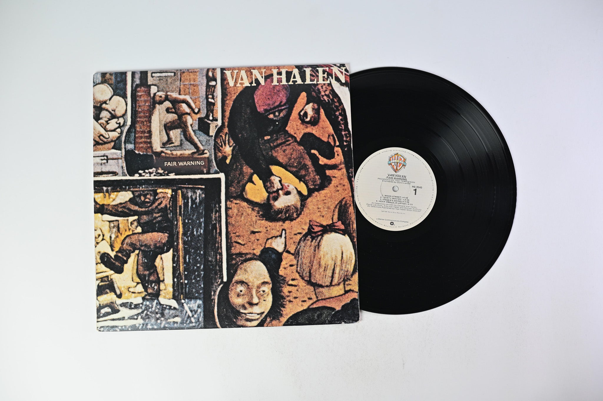 Van Halen - Fair Warning on Warner Bros. Records